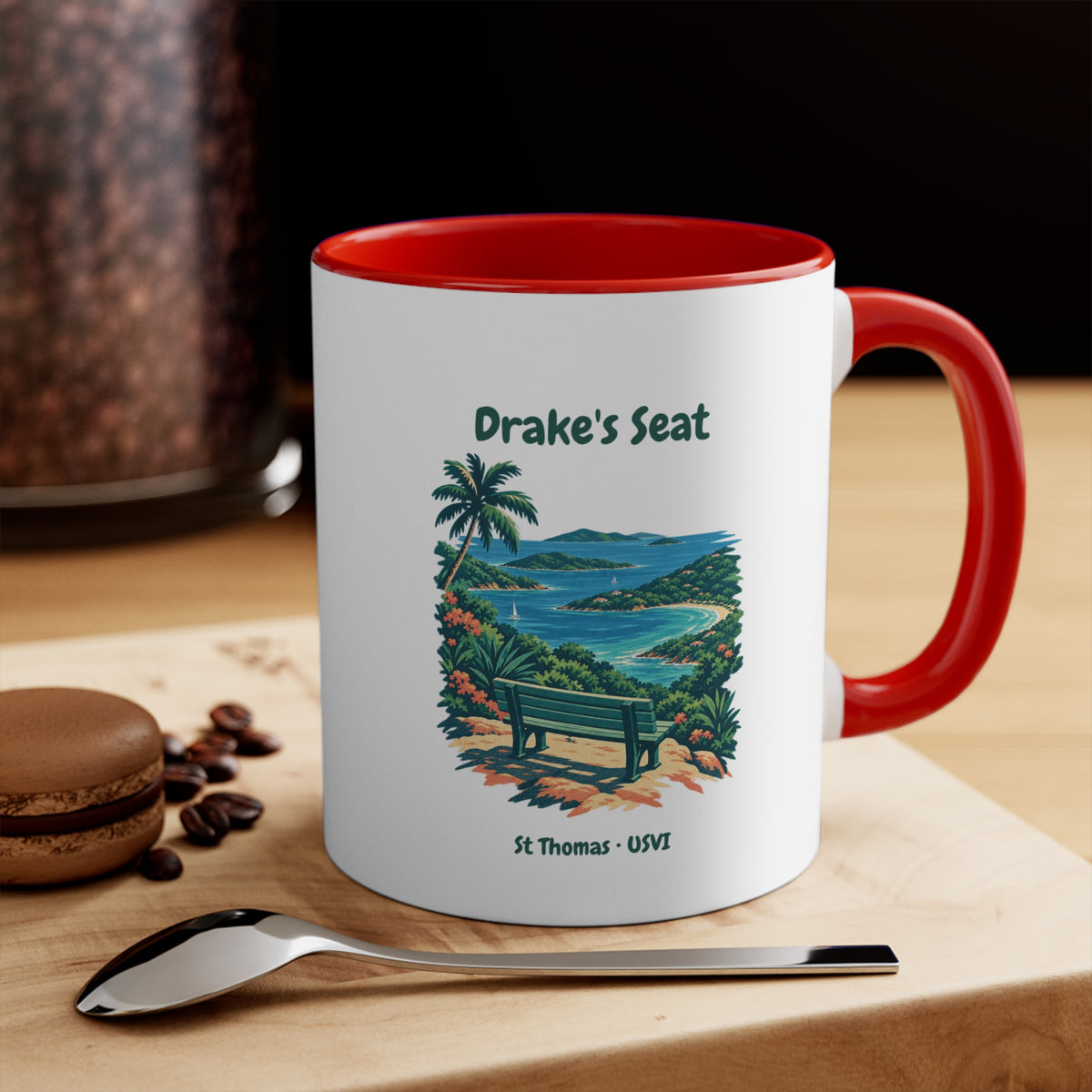 Drake's Seat St. Thomas USVI Accent Coffee Mug