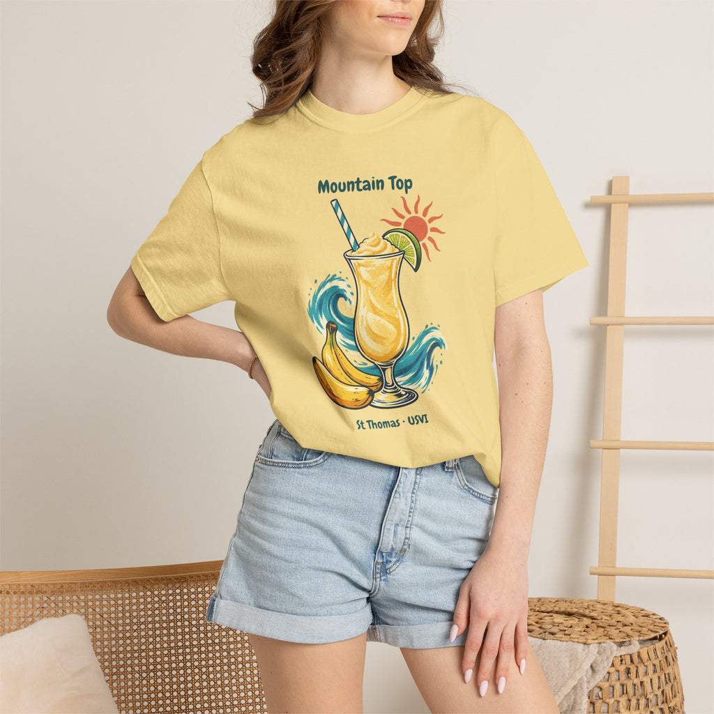 Mountain Top St. Thomas USVI Comfort Colors 1717 T-Shirt