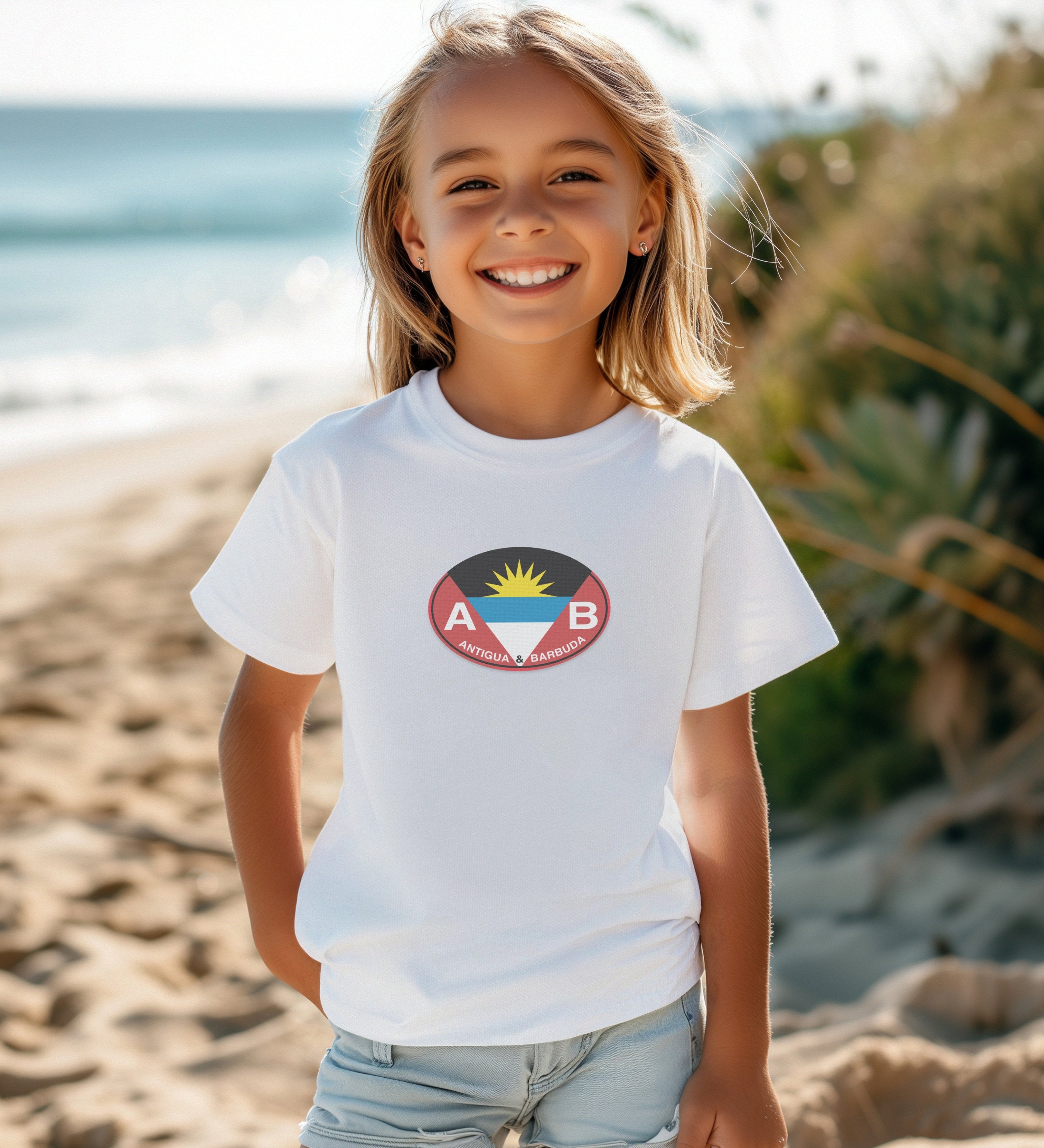 Antigua and Barbuda gift for snorkeling with kids at Half Moon Bay youth clothing and travel souvenirs