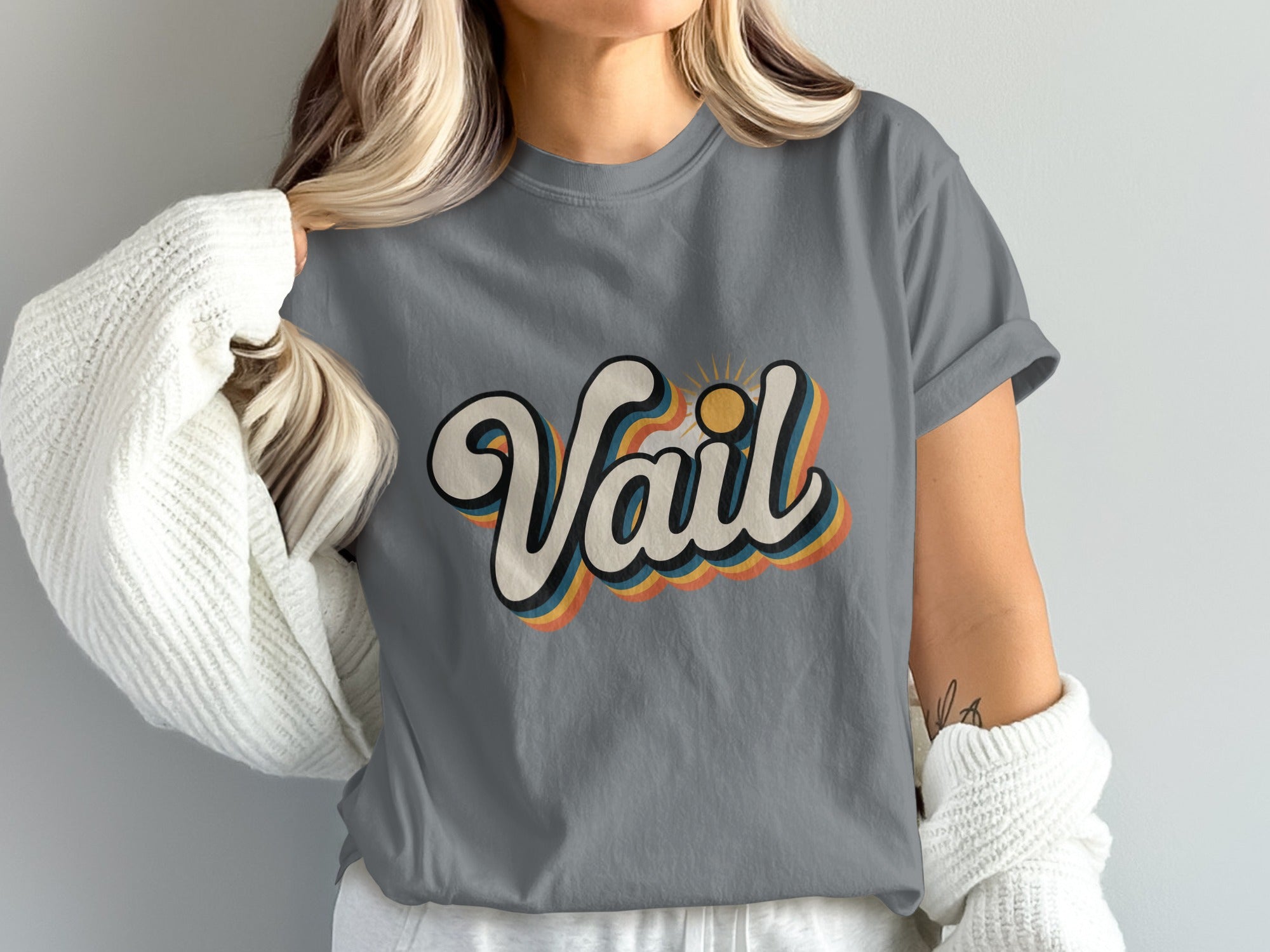 Retro Graphic Vail Tee Styled Casual Product