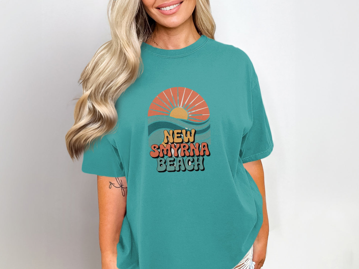 New Smyrna Beach Sunrise Graphic T-Shirt product type