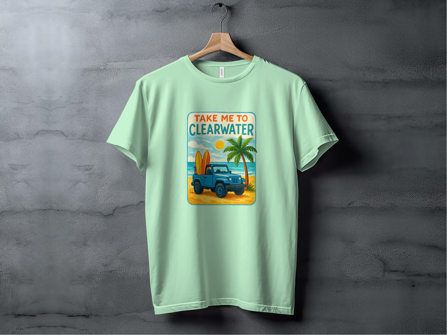 Take Me to Clearwater Graphic Tee Shirt product