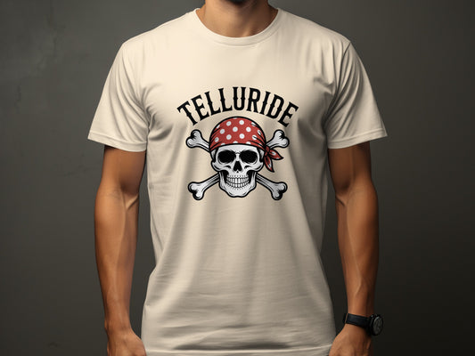Telluride Skull Bandana Graphic Pirate T-shirt product type