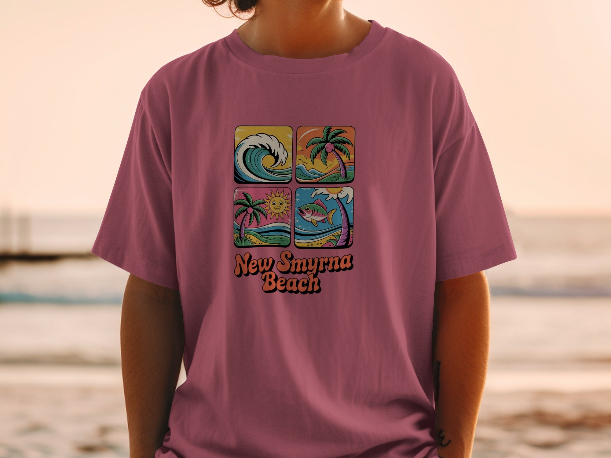New Smyrna Beach Graphic Printed T-Shirt product