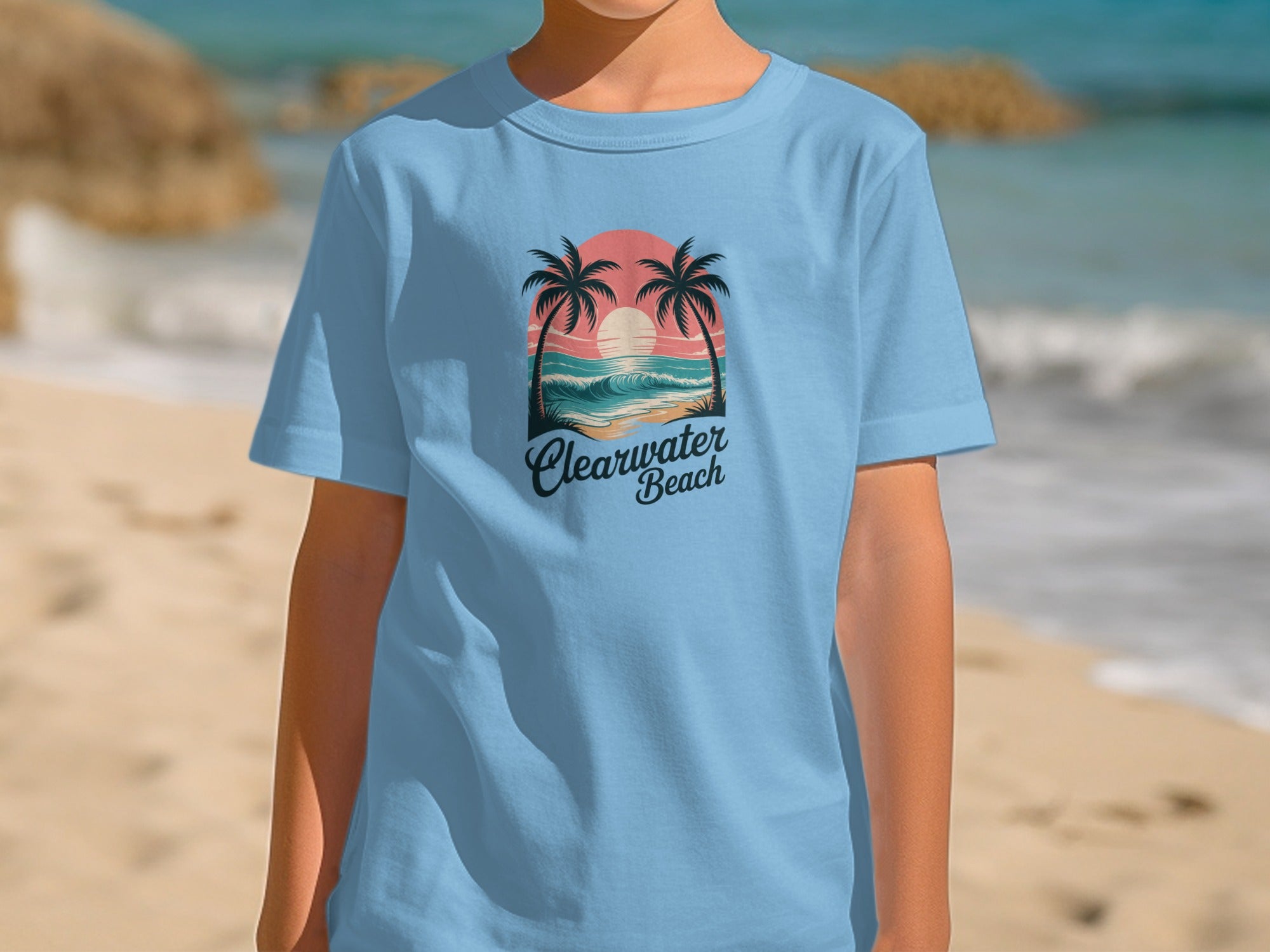 Clearwater Beach Sunset Print T-shirt product type