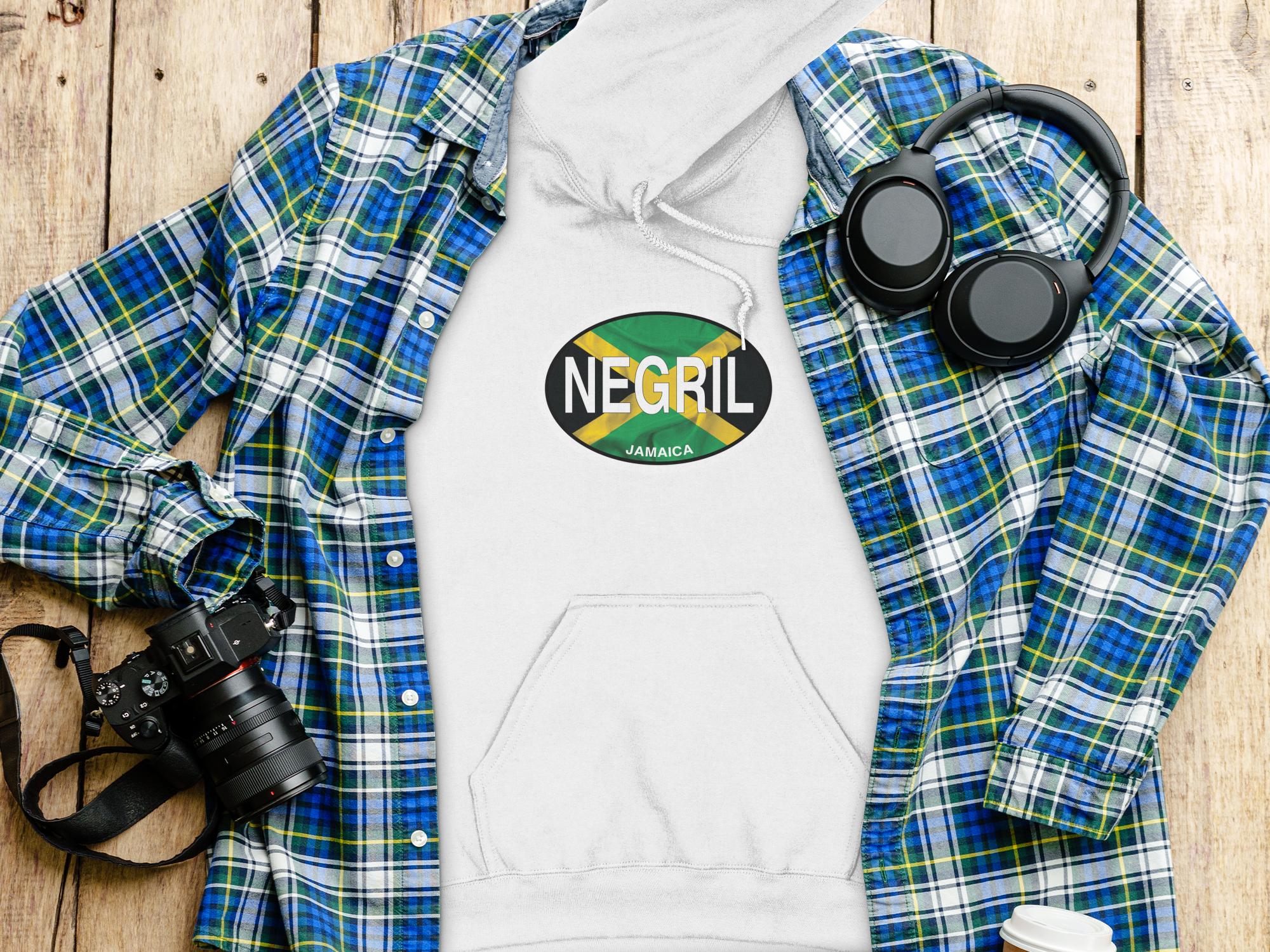 Negril  Oval Logo Vacation Travel Hoodie Gift Souvenir Navy