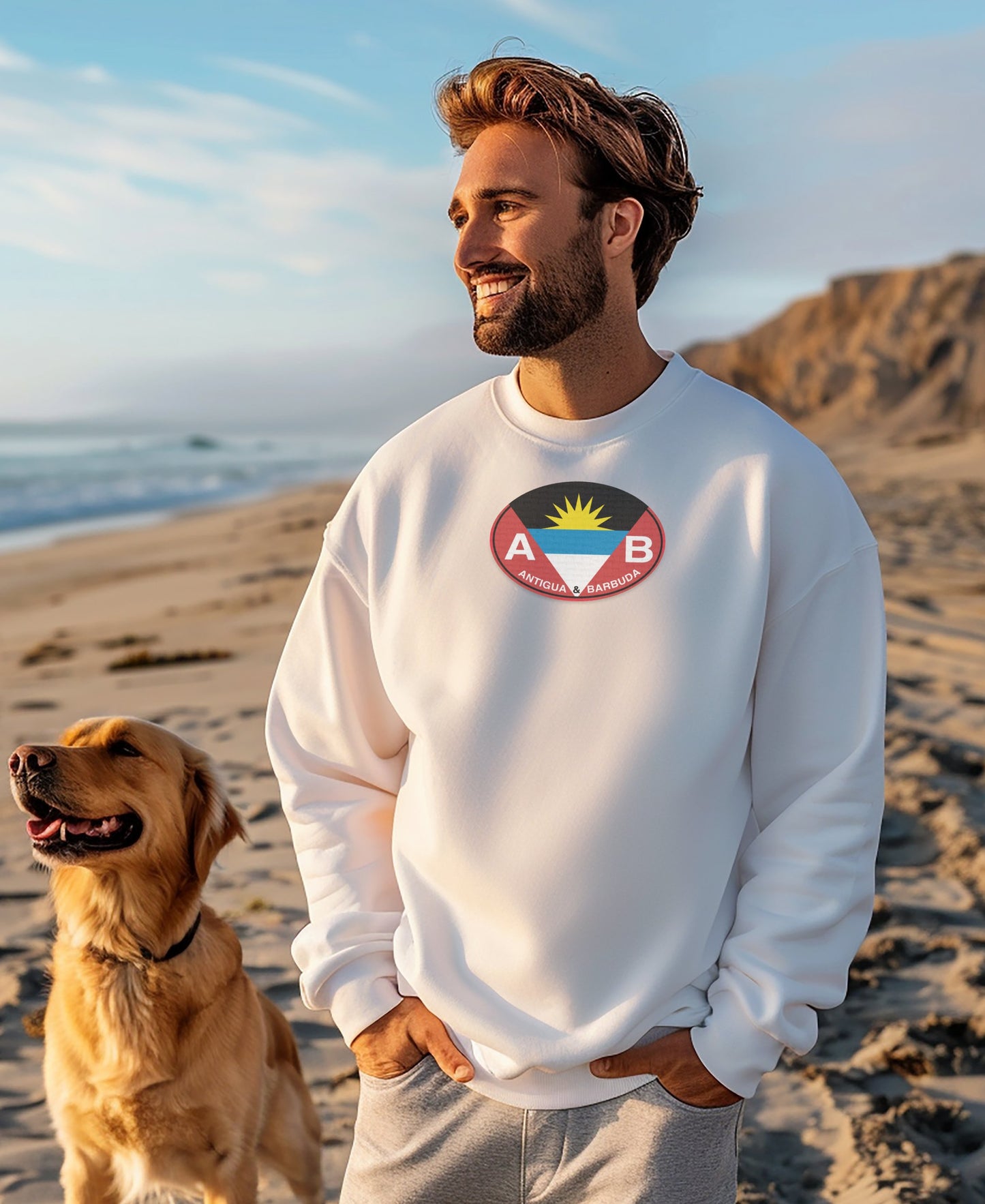 Antigua and Barbuda Flag Sweatshirt product type