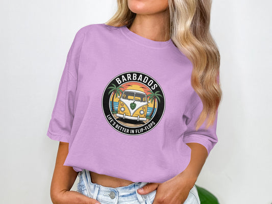 Barbados Let's Better in Flip-Flops T-Shirt product