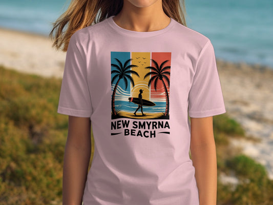 New Smyrna Beach Surfing T-shirt product type
