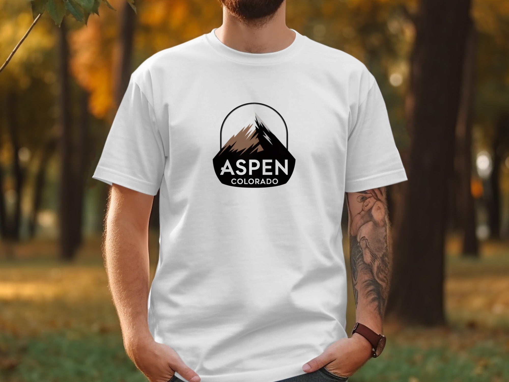 Aspen Colorado Graphic Design Fashion Shirt product