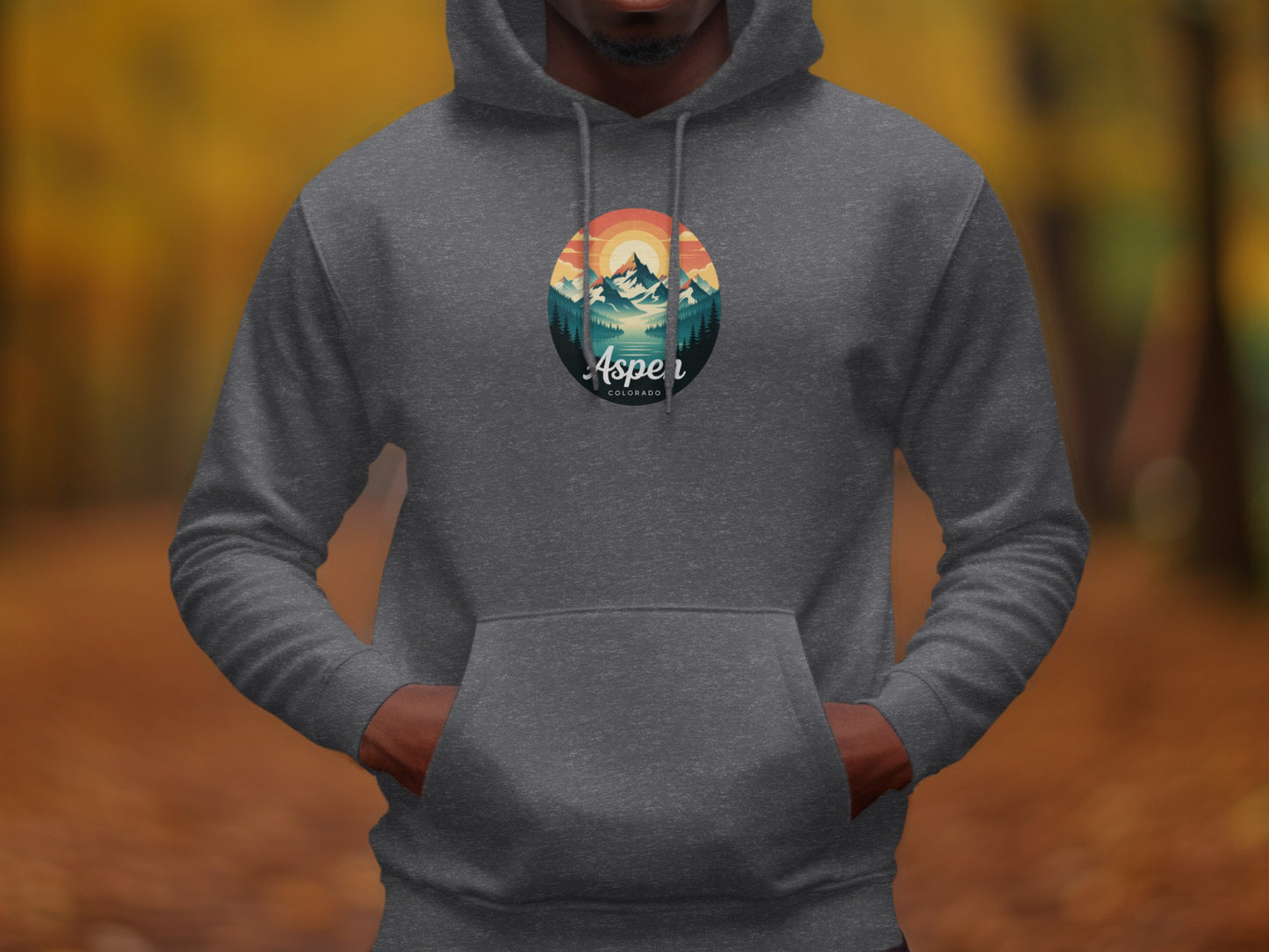 Aspen Colorado Sunset Graphic Hoodie product