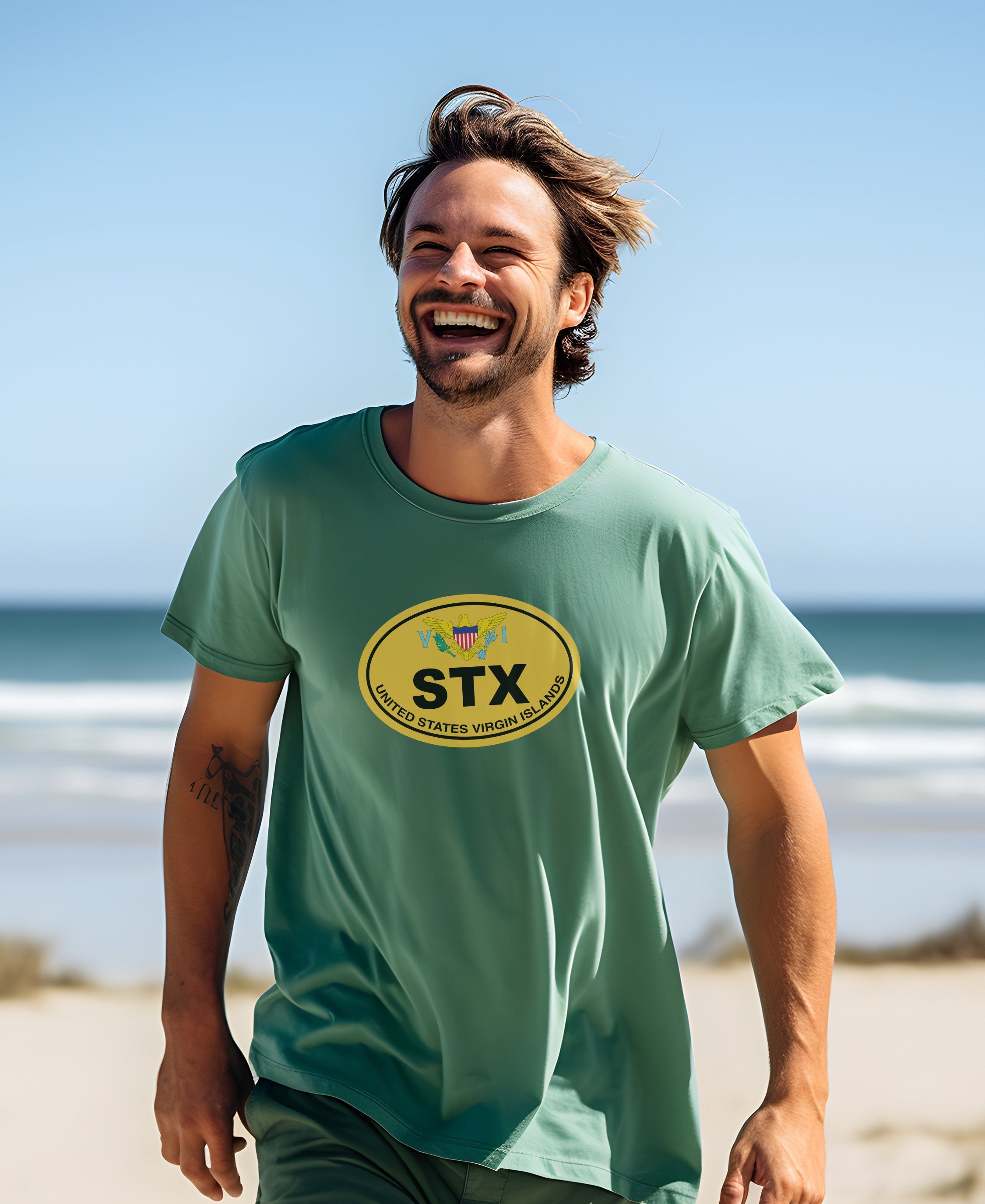 St. Croix Mens T-Shirt – Bold Look for St. Croix International Regatta