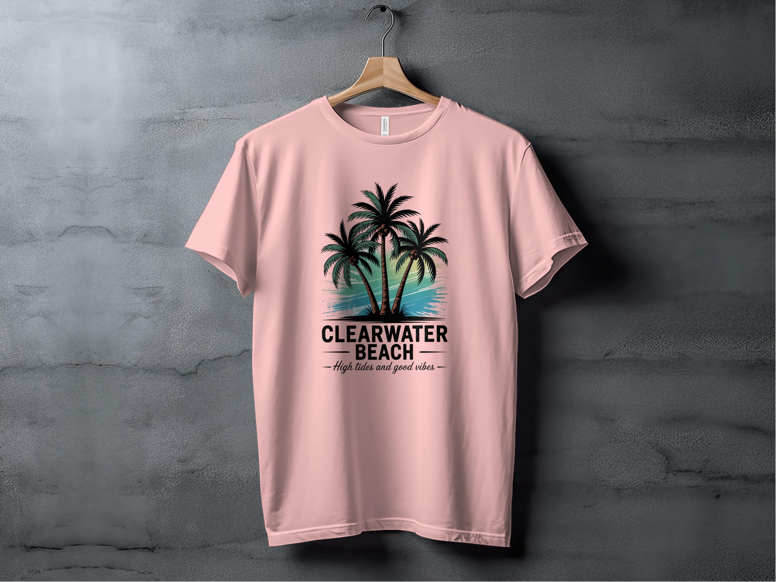 Clearwater Beach High Tides and Good Vibes T-Shirt product