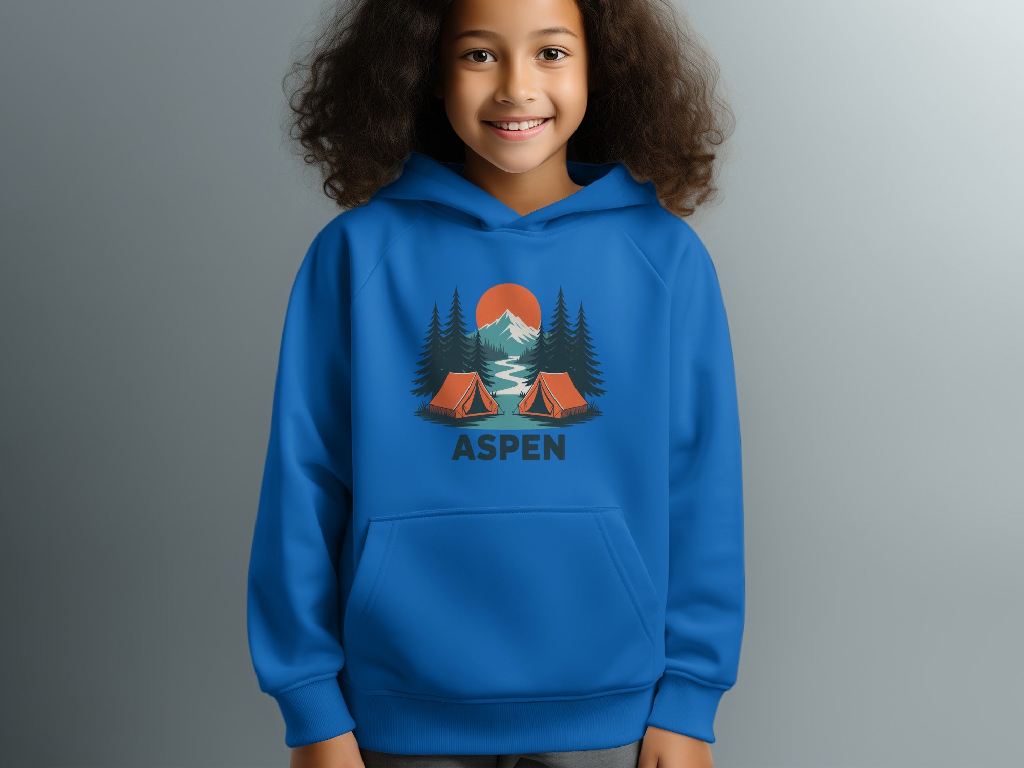 Aspen Camping Scene Hoodie Product