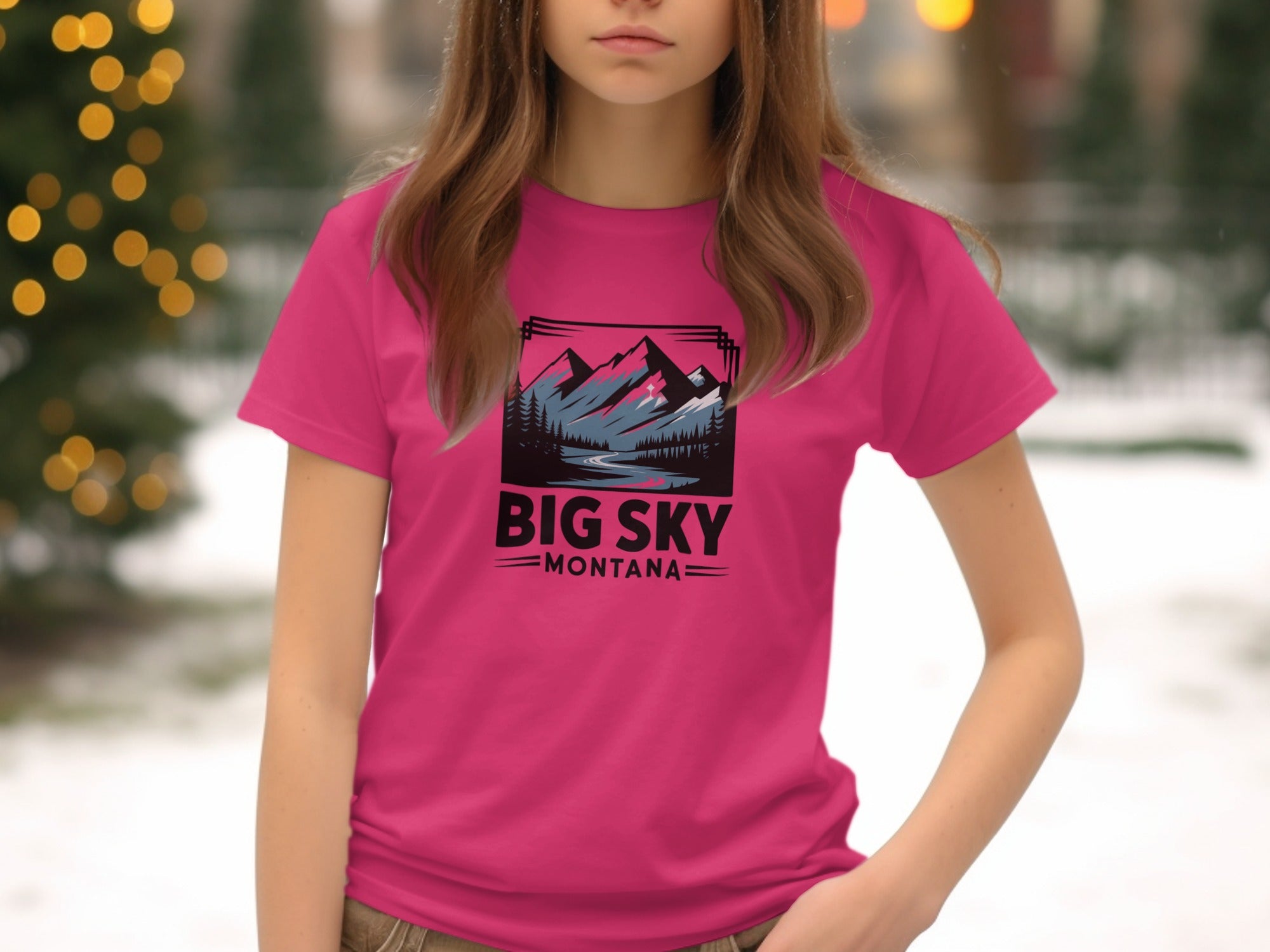 Big Sky Montana Graphic T-shirt for Men and Women