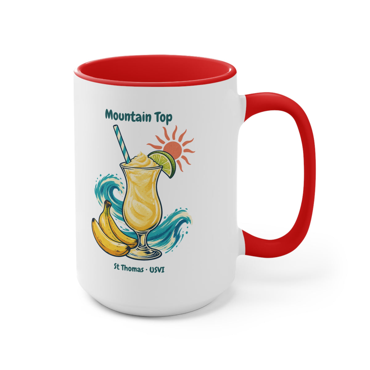 Mountain Top St. Thomas USVI Accent Coffee Mug