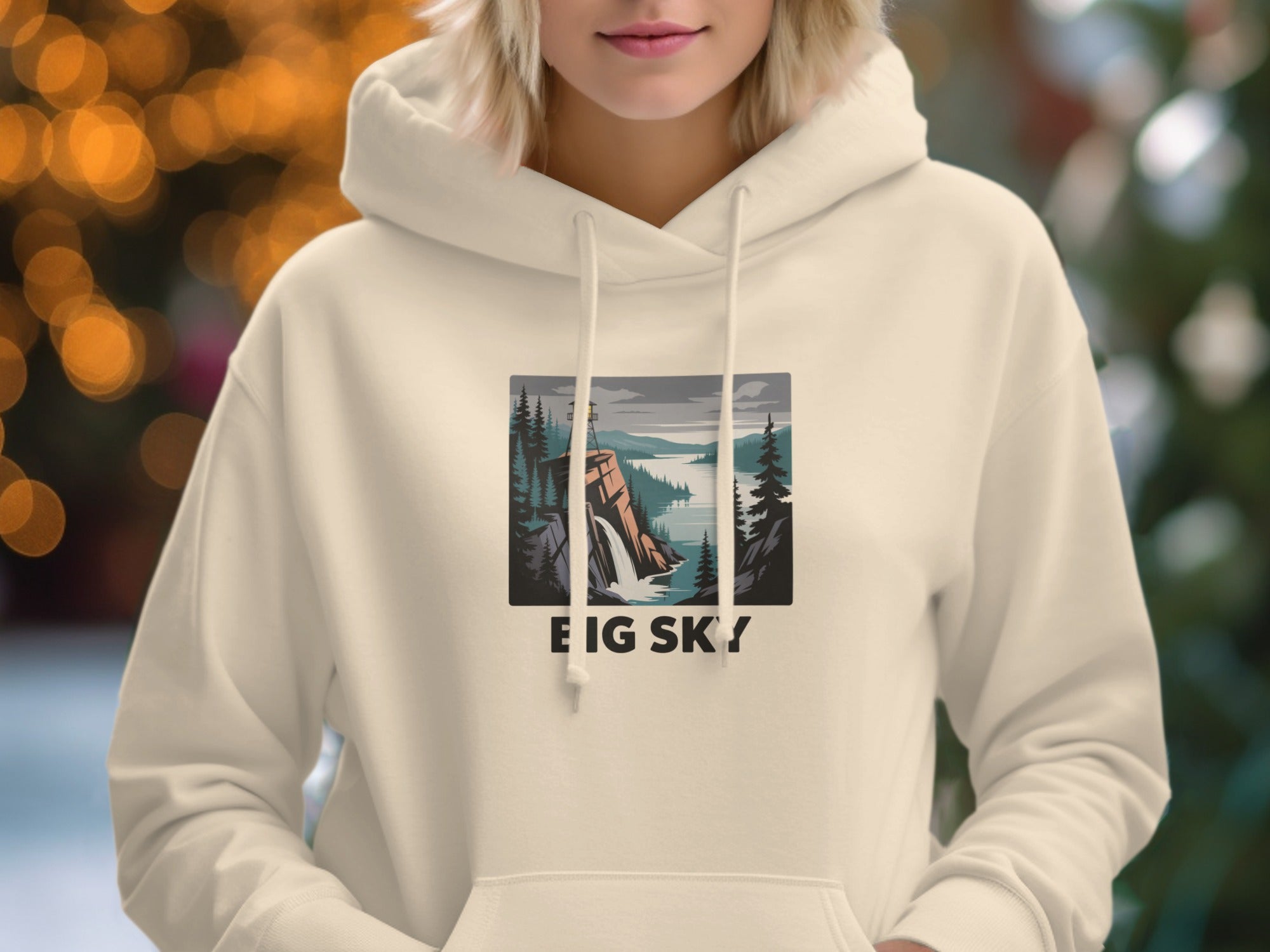Big Sky Scenic Graphic Hoodie for Cooler Days