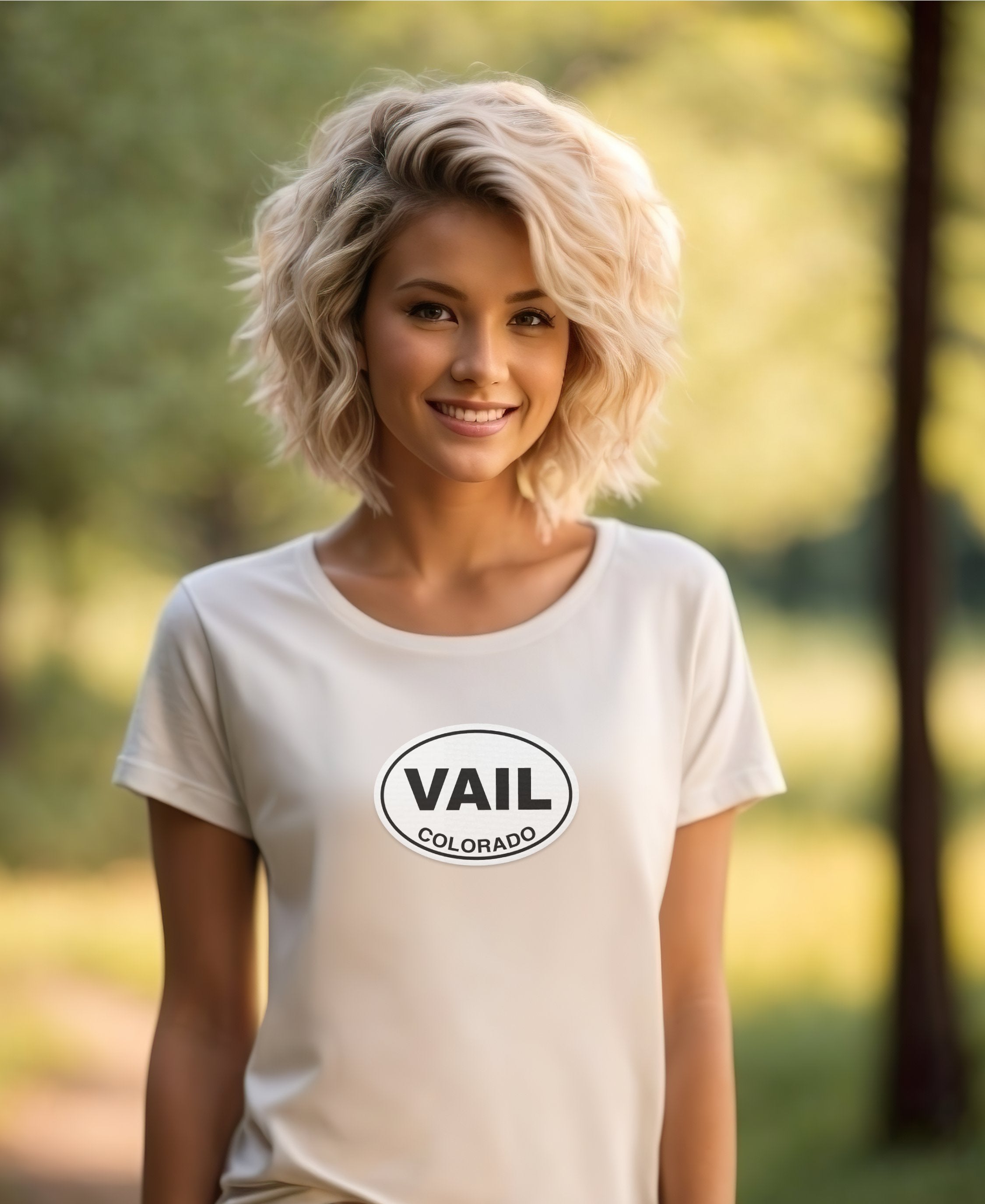 Vail ski slopes, après-ski fun, Vail Snow Days womens t-shirt