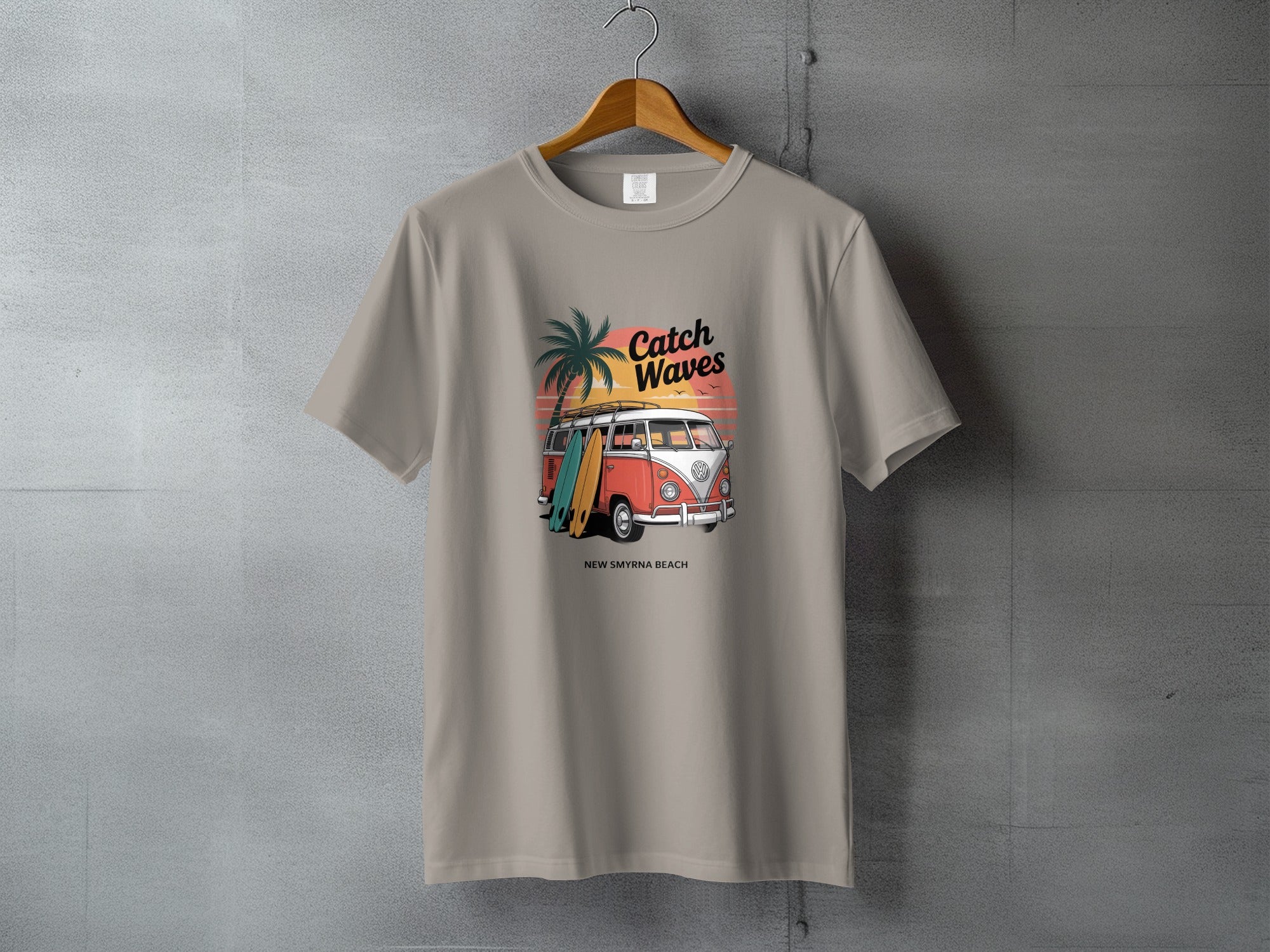 Catch Waves New Smyrna Beach Graphic T-Shirt product type