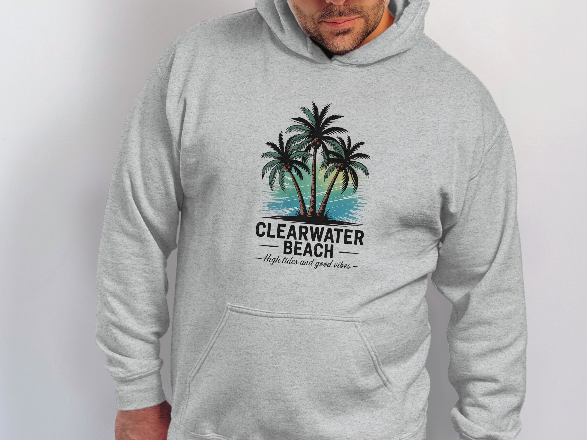 Clearwater Beach Hoodie High Tides and Good Vibes product