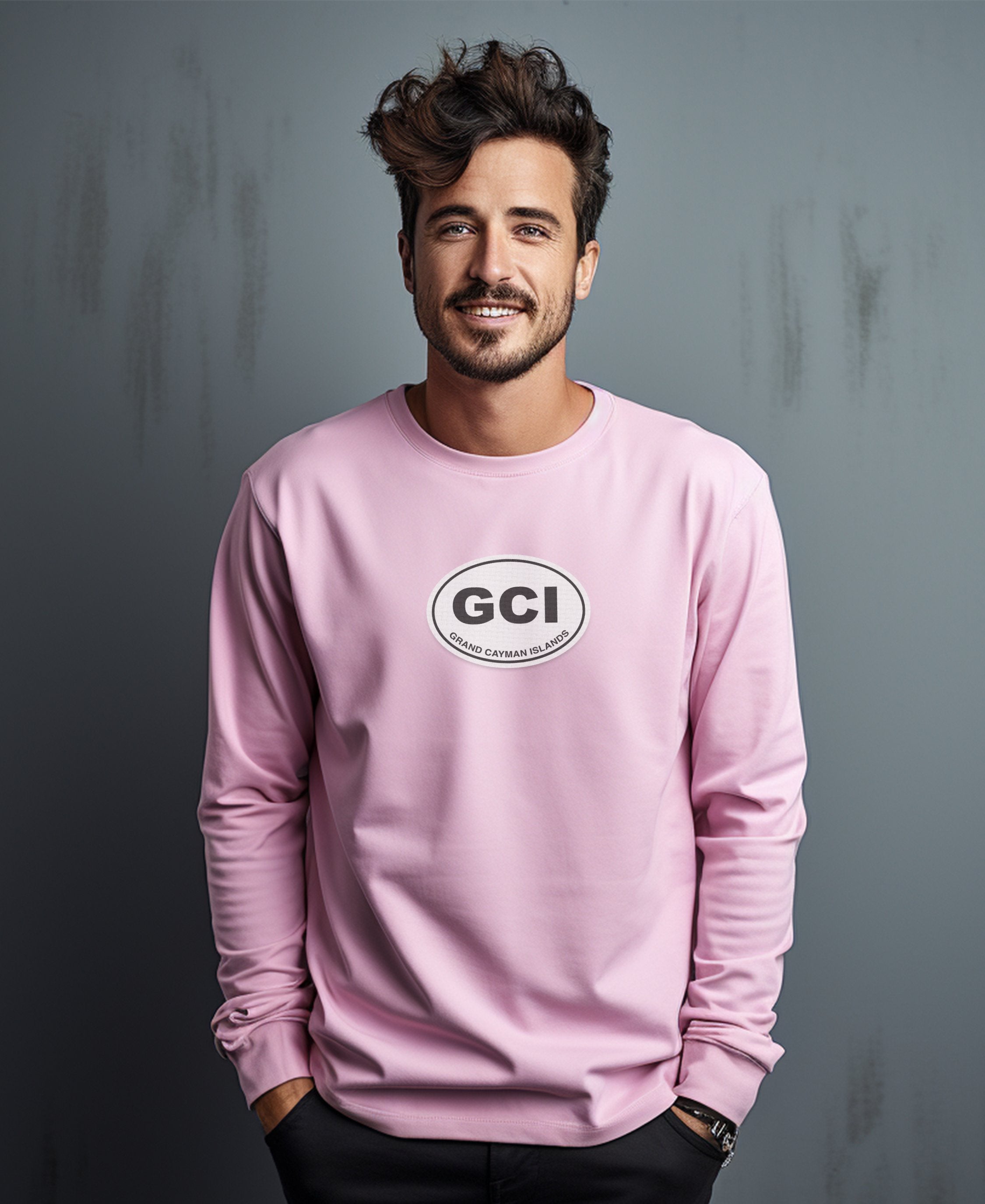 Grand Cayman Stingray City and Seven Mile Beach Mens Long Sleeve T Shirt