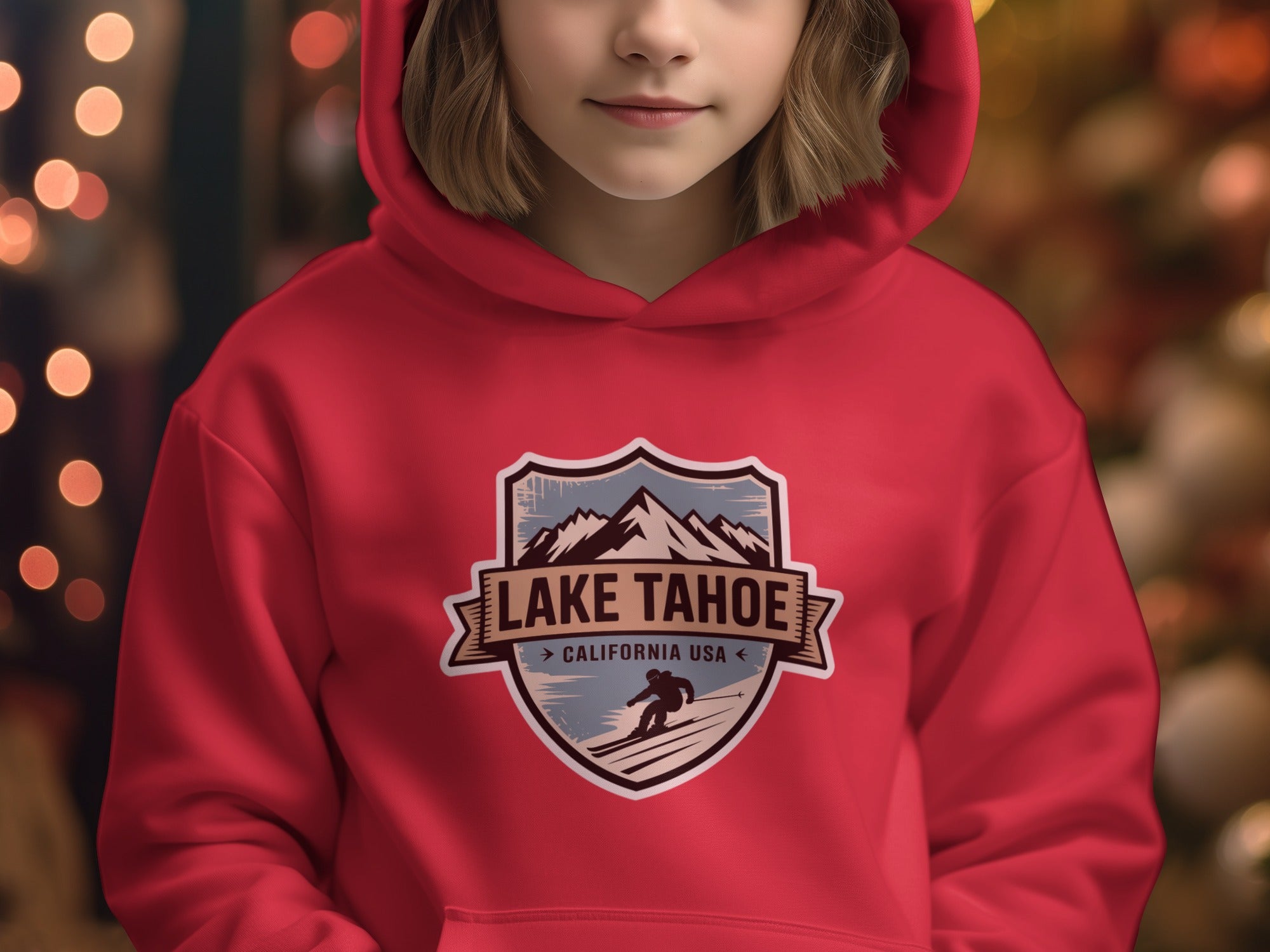 Lake Tahoe California USA Red Hoodie product