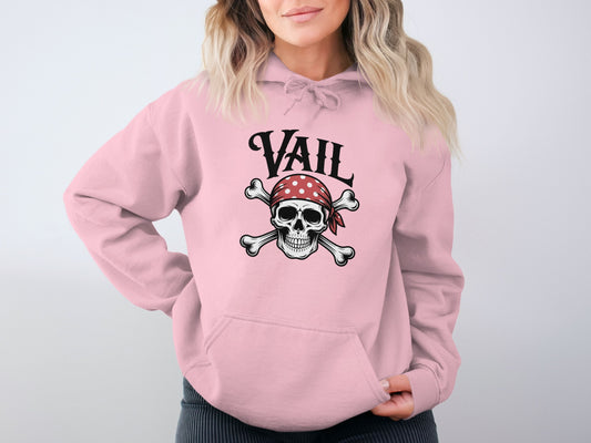 Vail Skull and Crossbones Graphic Hoodie product