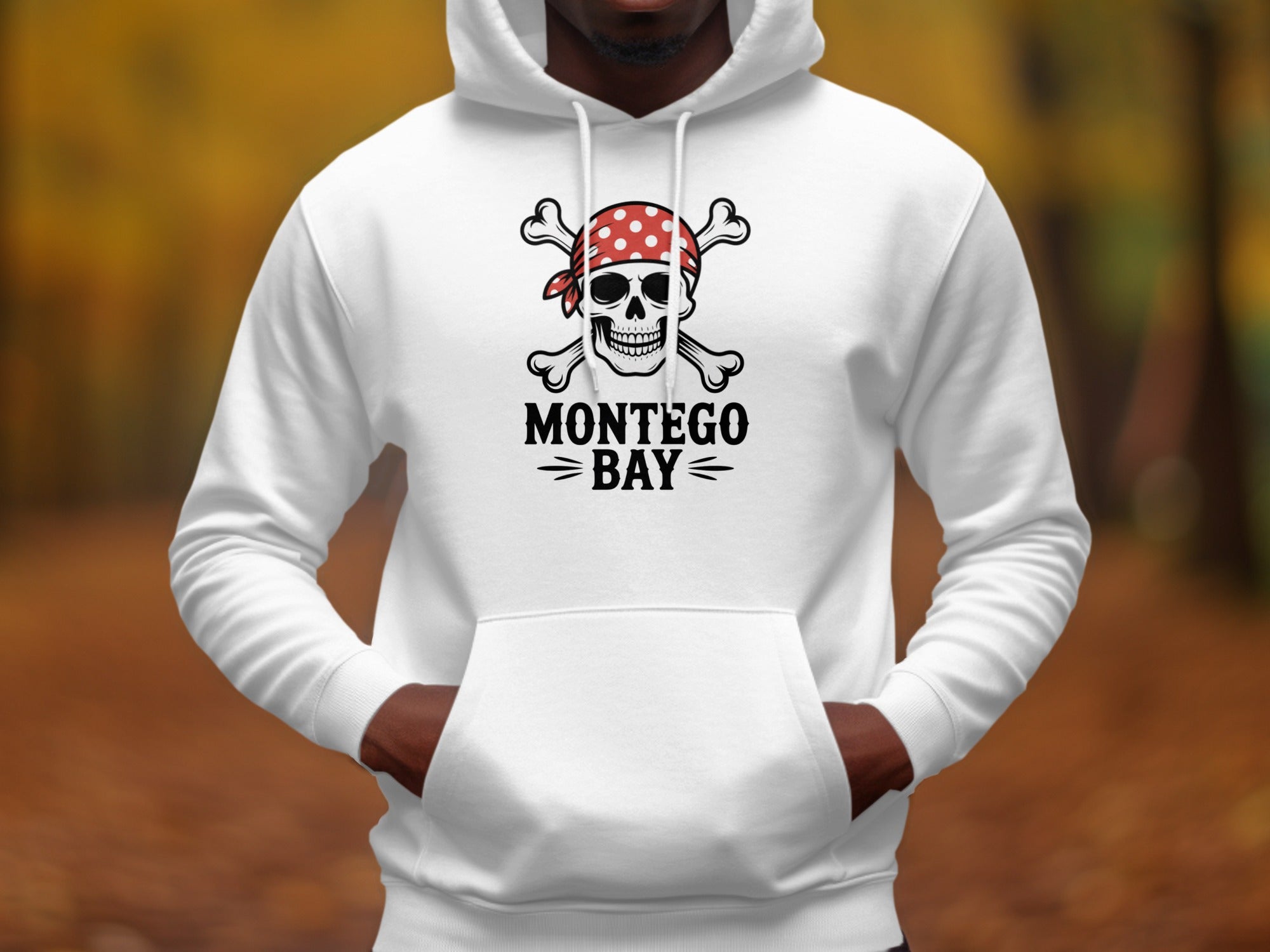 Montego Bay Skull and Crossbones Graphic Hoodie product