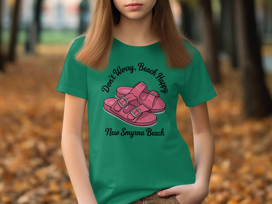 Don't Worry Beach Happy New Smyrna Beach T-shirt product