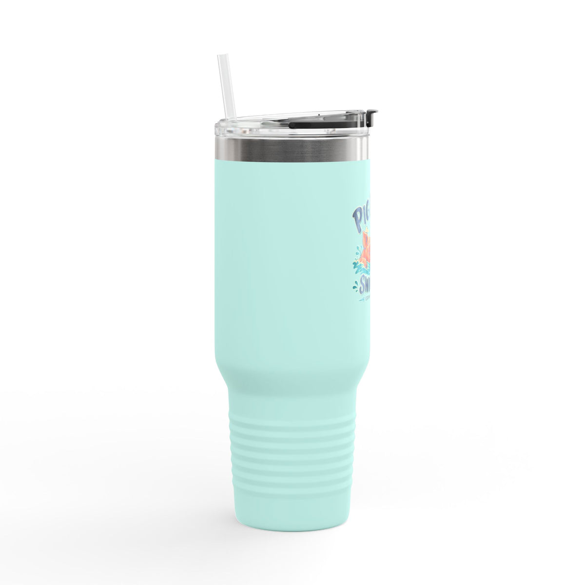 Pig Beach Swim Club Exuma Bahamas Polar Camel 40 oz Travel Mug, supplier product view 5
