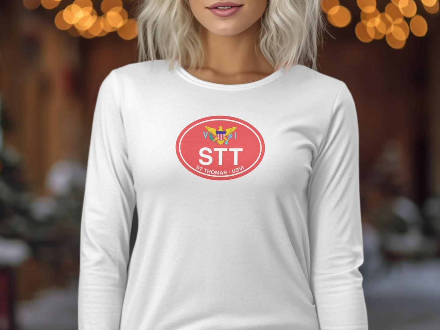 St. Thomas Carnival, Virgin Islands Charter Yacht Show, Magens Bay, Charlotte Amalie, Womens Long Sleeve T-Shirt