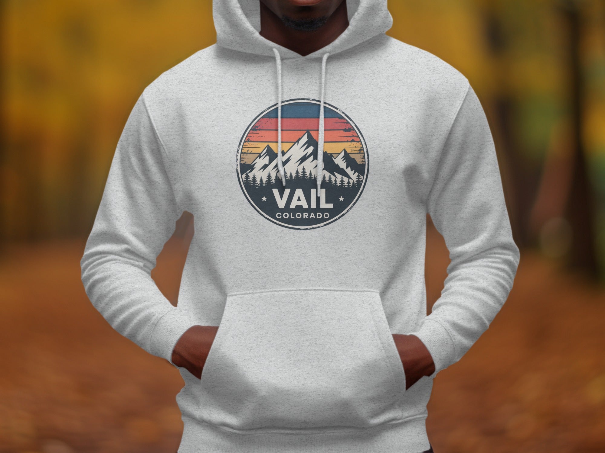 Vail Colorado Mountain Graphic Hoodie design product