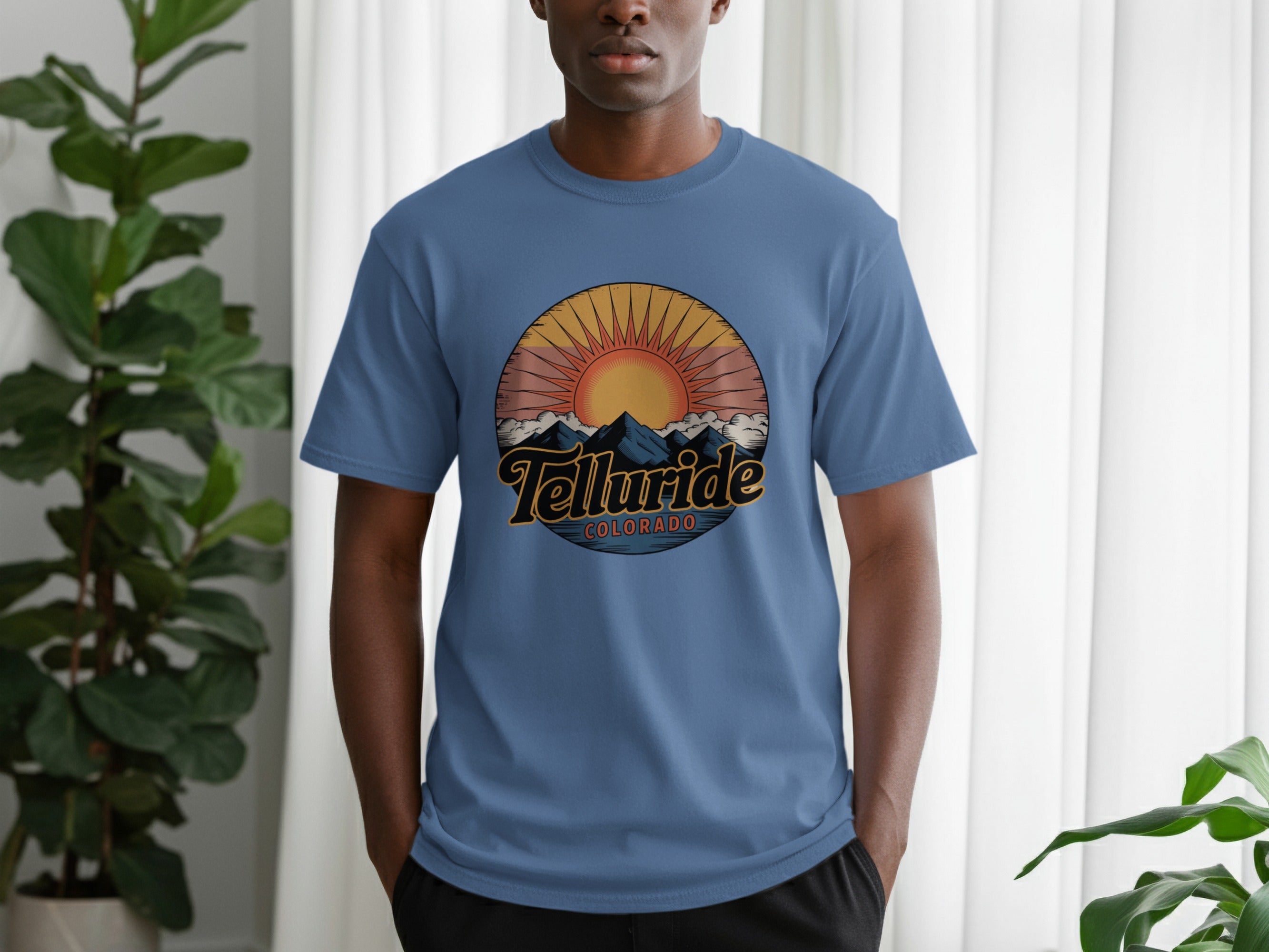 Vintage Telluride Colorado Sun and Mountains Shirt