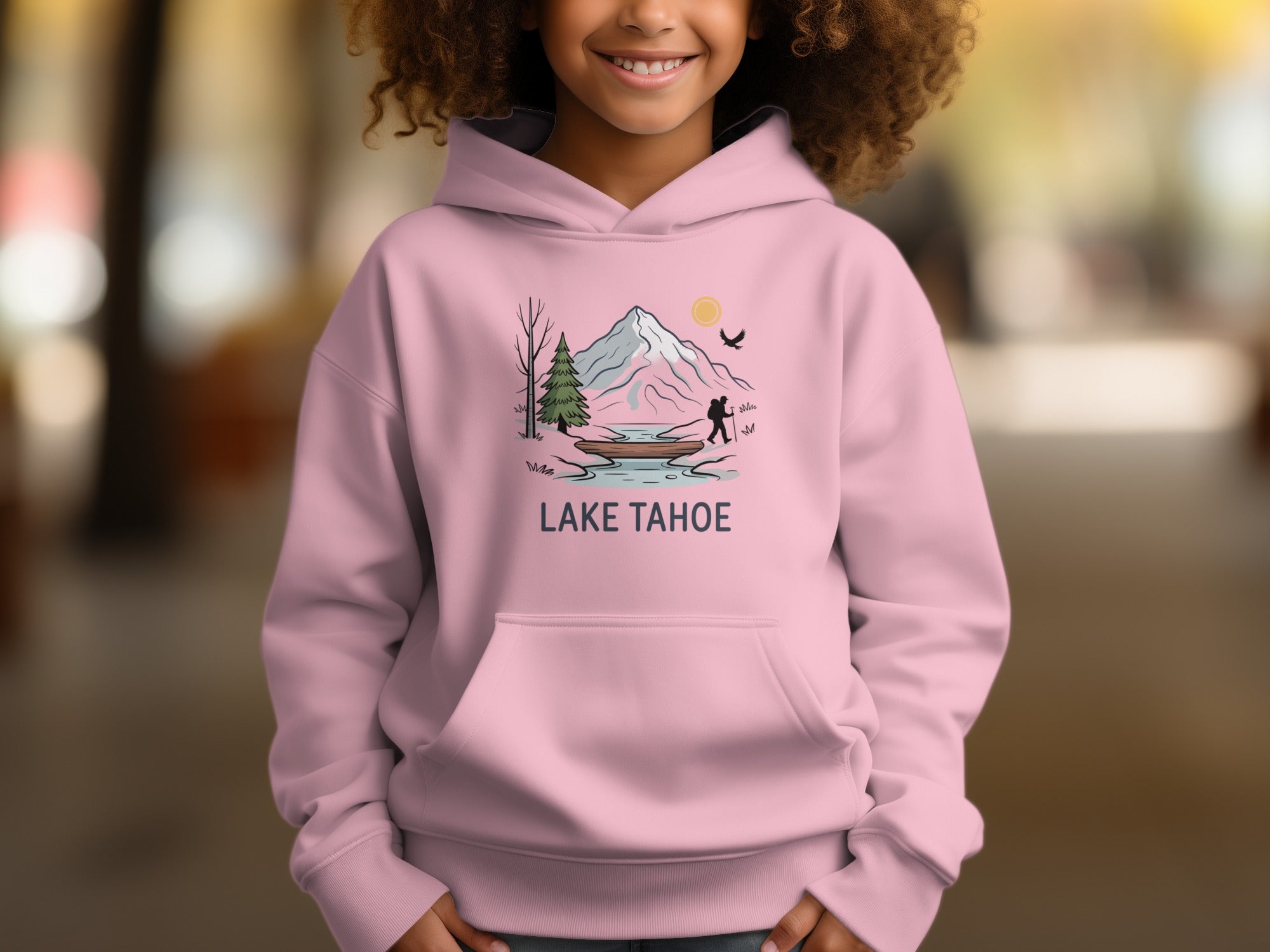 Lake Tahoe Outdoors Adventure Hoodie for Kids