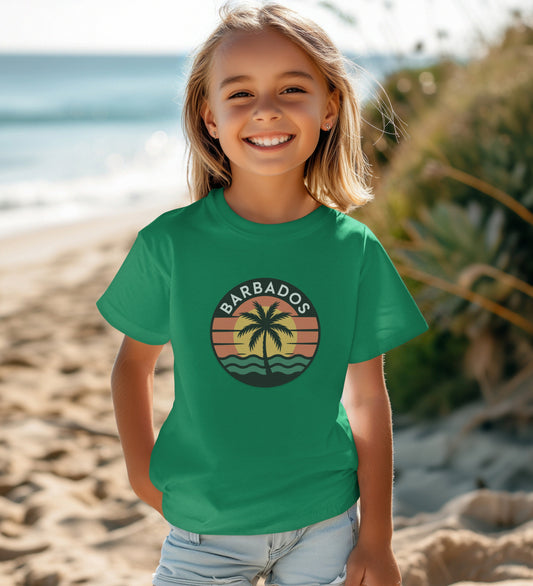 Barbados Beach Sunset Graphic Kid's T-Shirt product