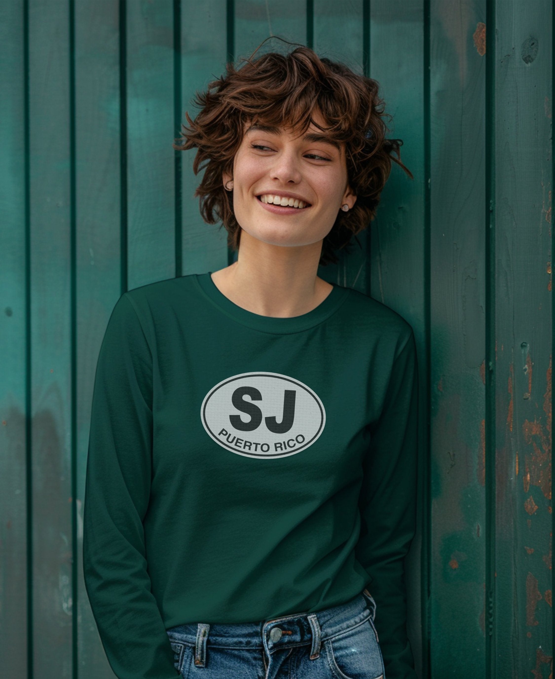 San Juan Old Town & Island Beats Womens Long Sleeve T-Shirt