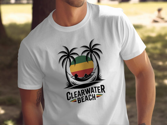 Clearwater Beach Relaxing Under Palms T-shirt product