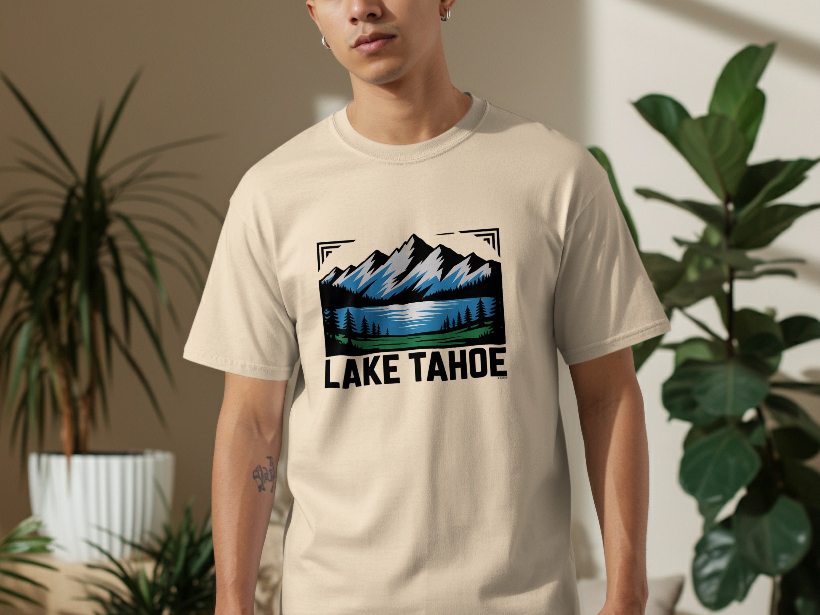 Lake Tahoe Mountain Landscape Graphic Tee product