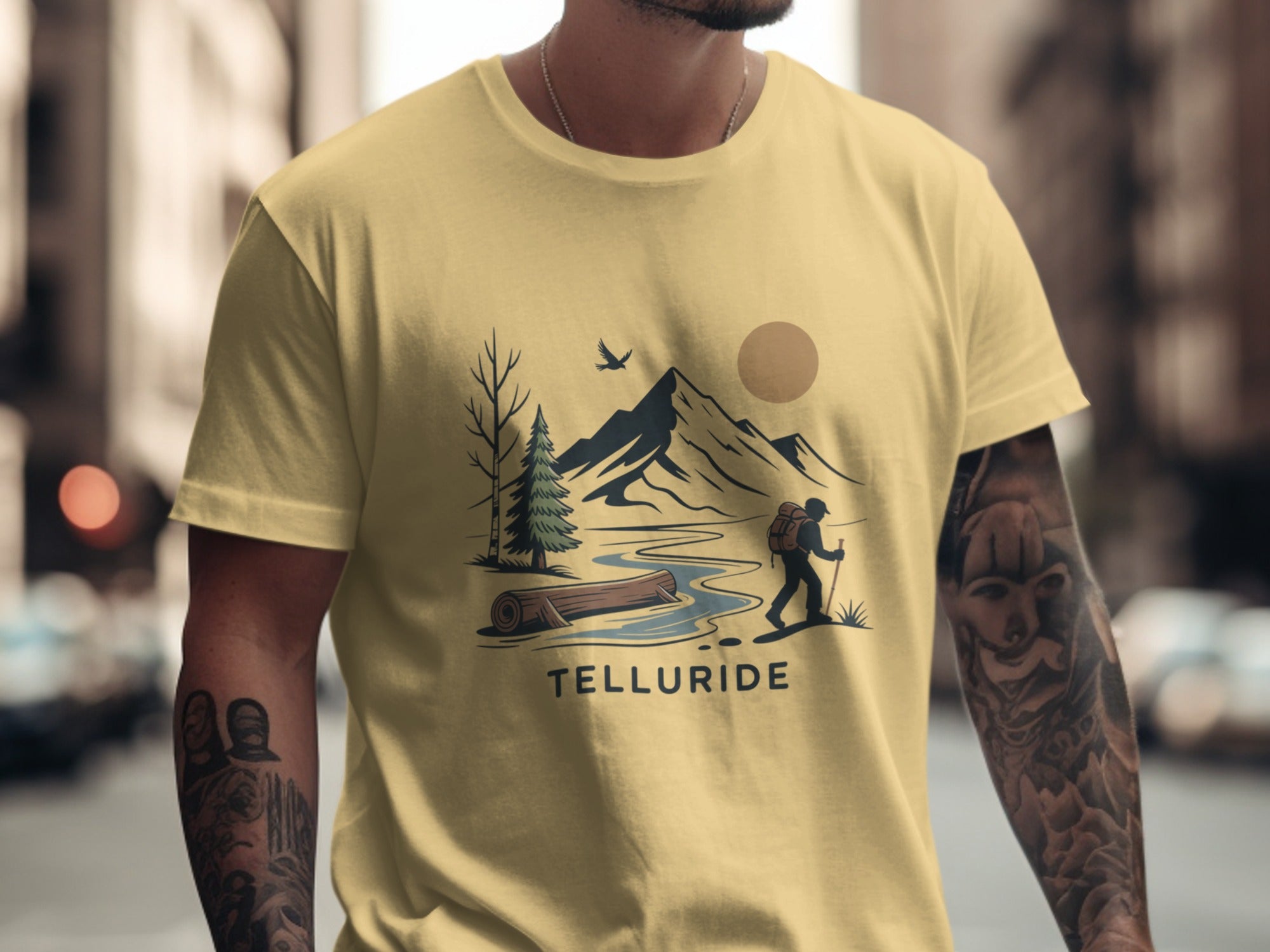 Telluride Hiking Graphic T-Shirt for Outdoor Adventure