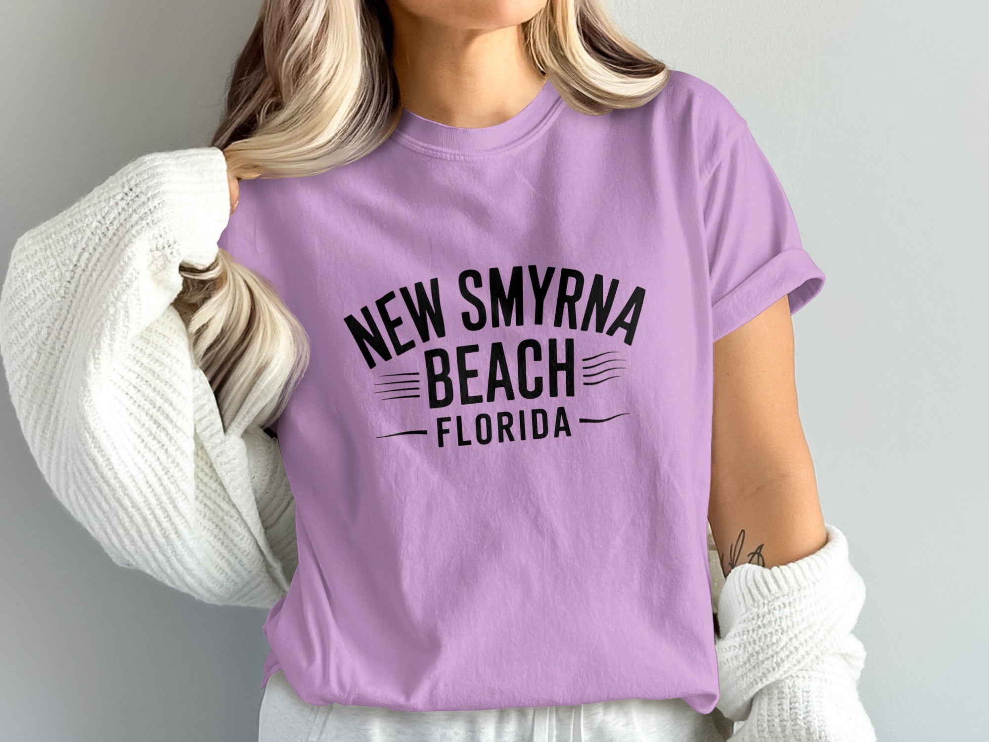 New Smyrna Beach Florida Graphic Print Shirt product
