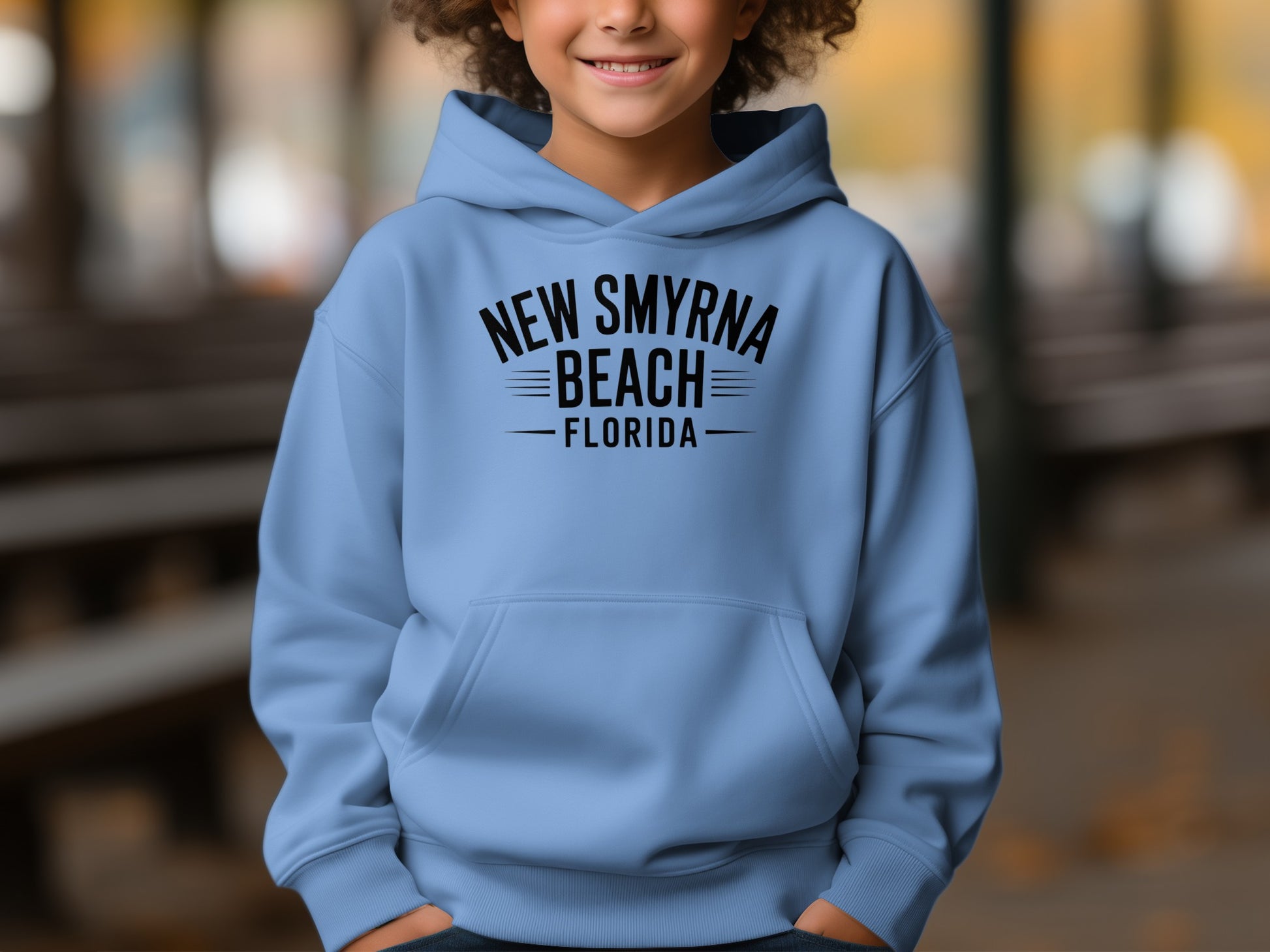 New Smyrna Beach Florida Blue Hoodie product