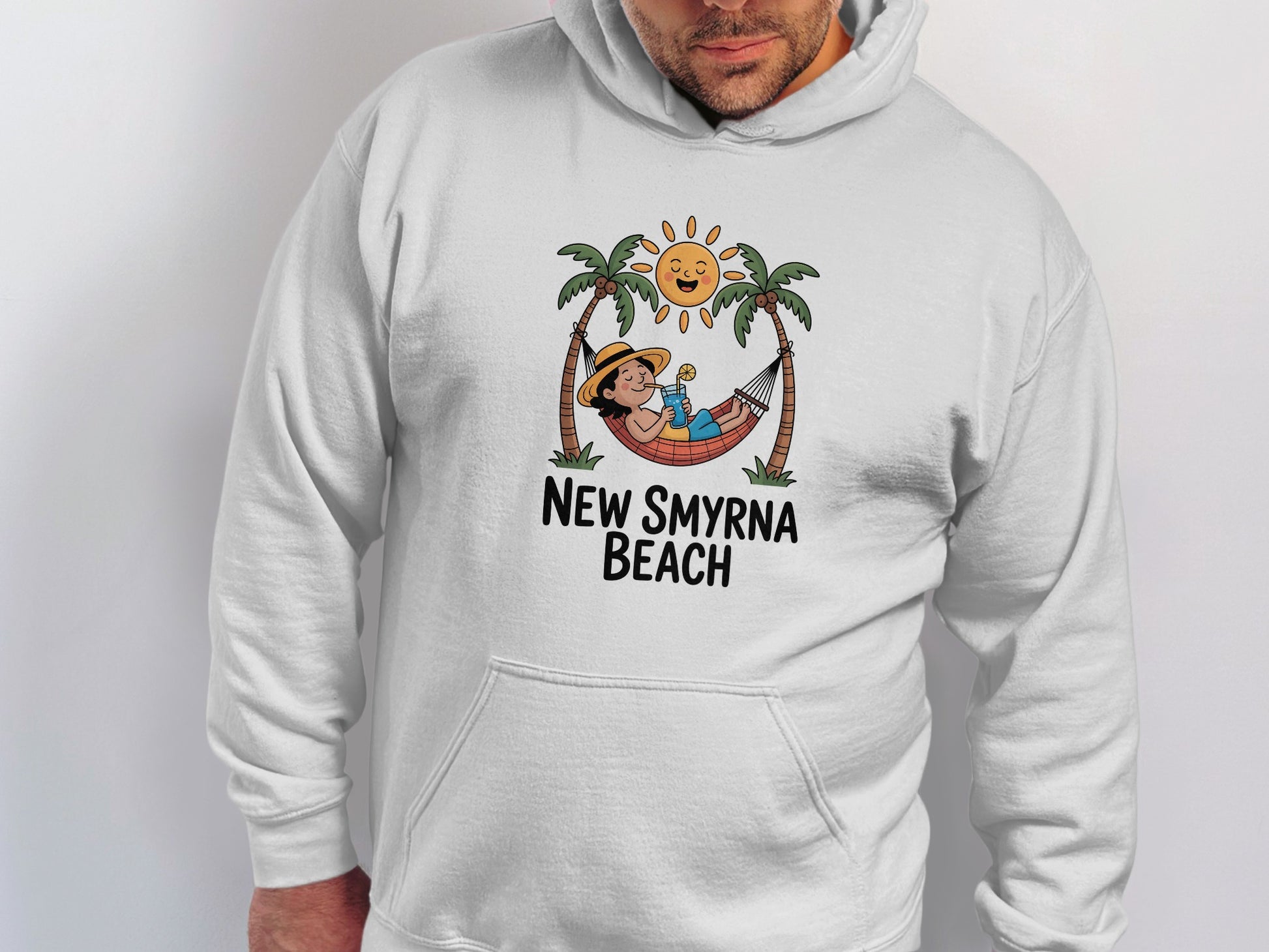 Relaxing Palm Trees and Sun Beach Hoodie product