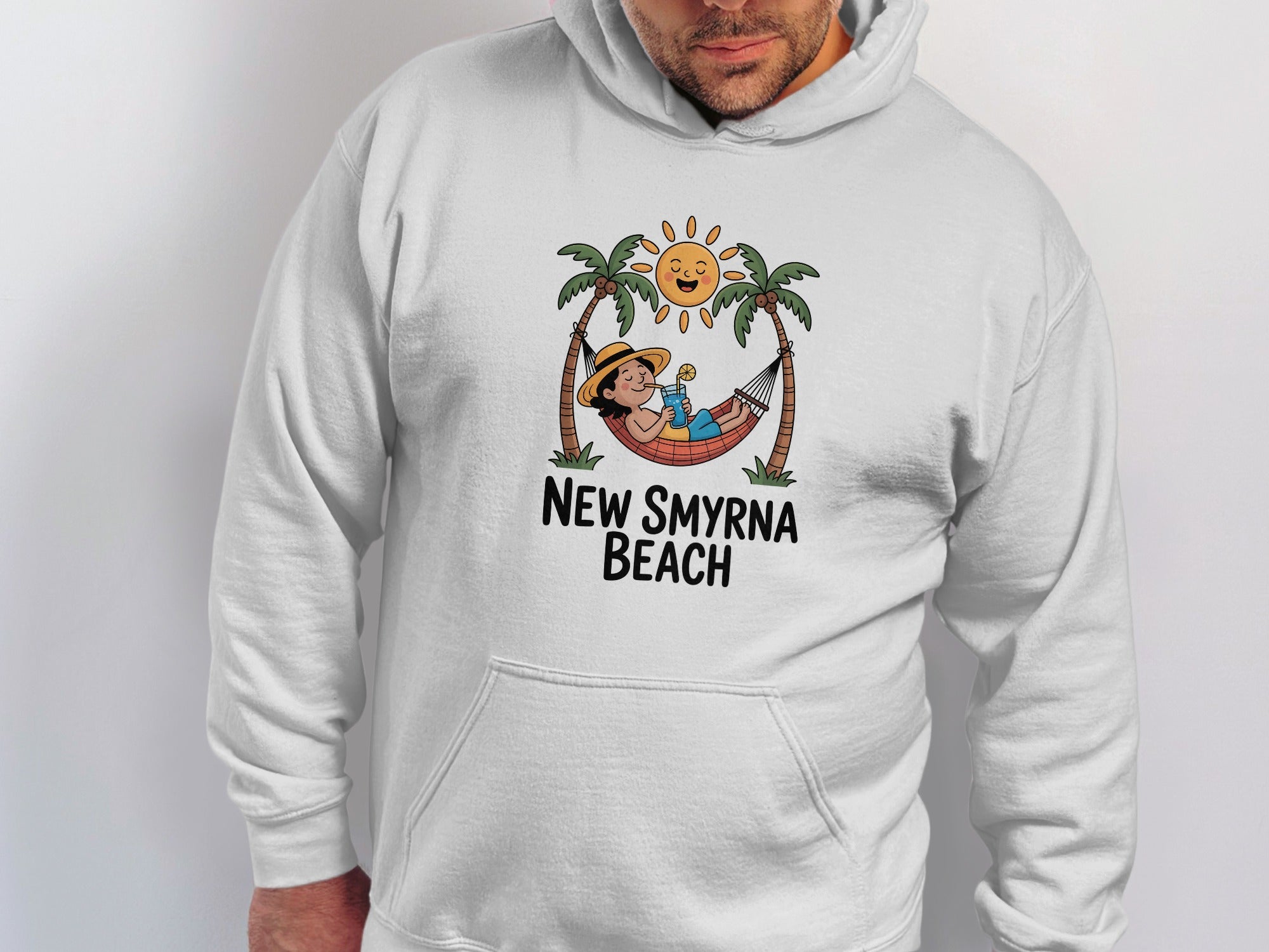 Relaxing Palm Trees and Sun Beach Hoodie product