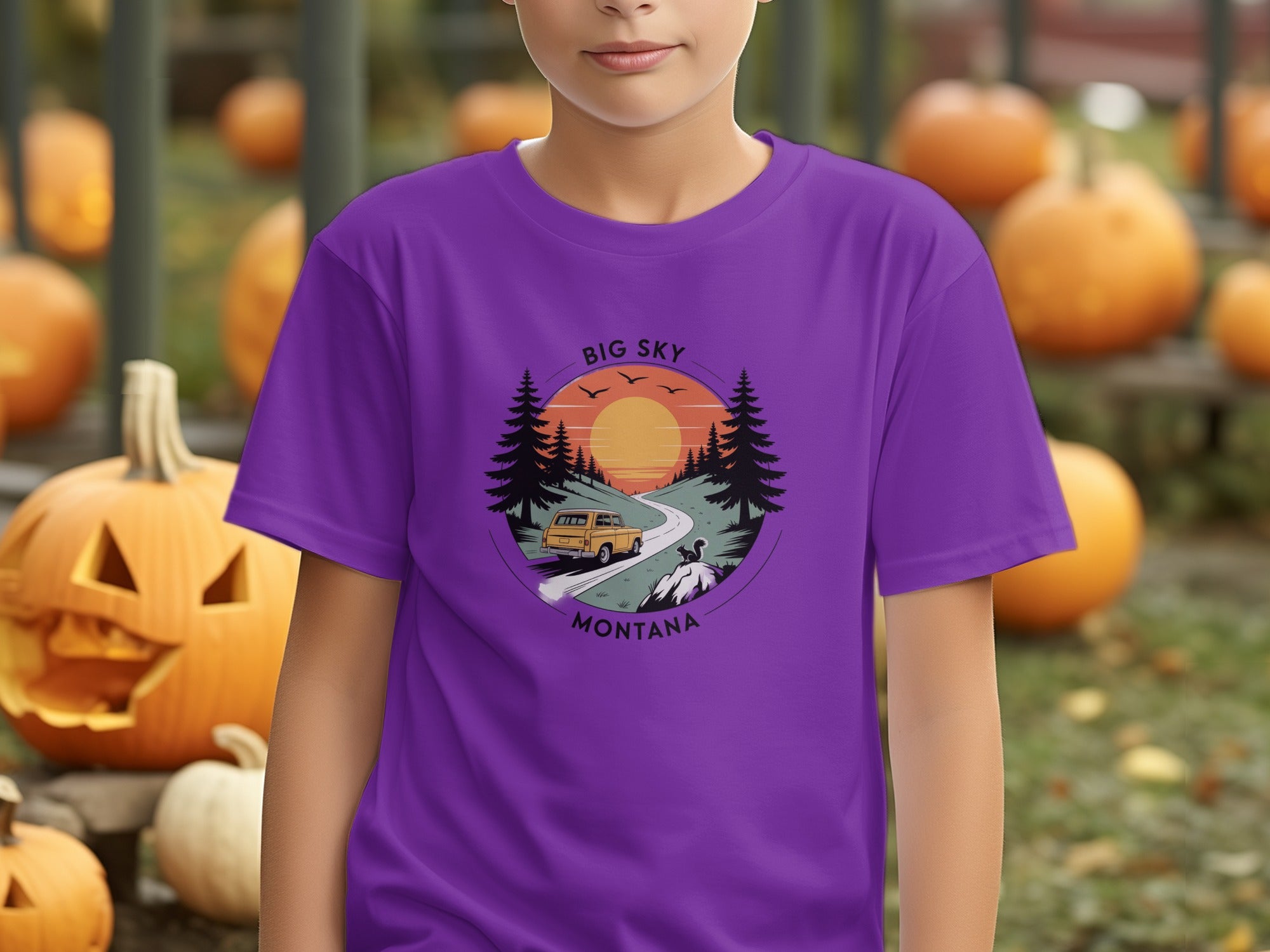 Big Sky Montana Scenic View Graphic T-Shirt Product