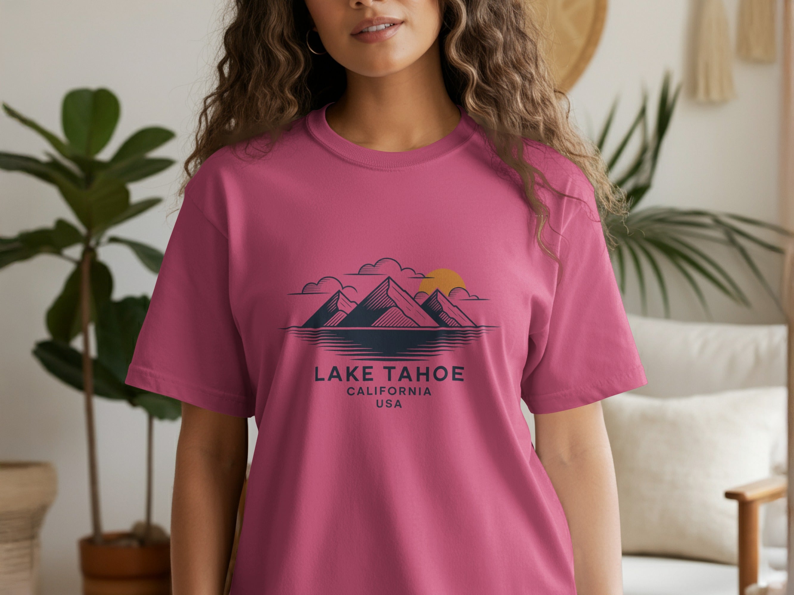 Lake Tahoe California USA Graphic Tee Shirt product