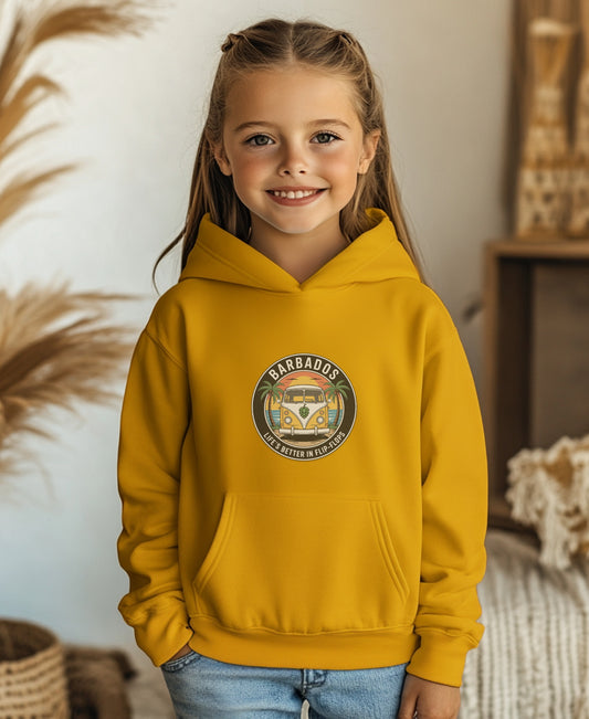Barbados Emblem Hoodie Kids Fashion Sweatshirt product type