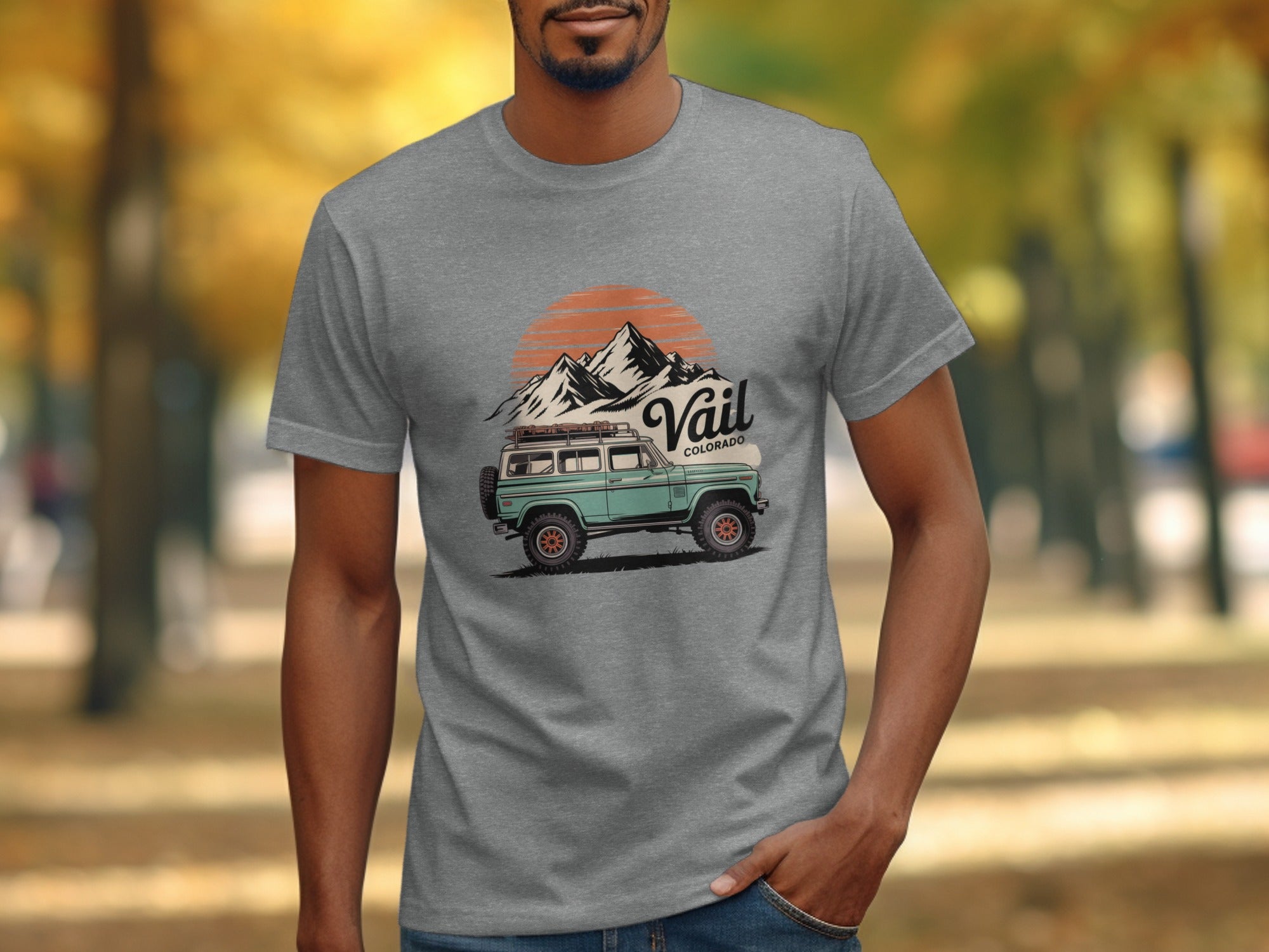 Vail Colorado Graphic Tee with Mountain Landscape product