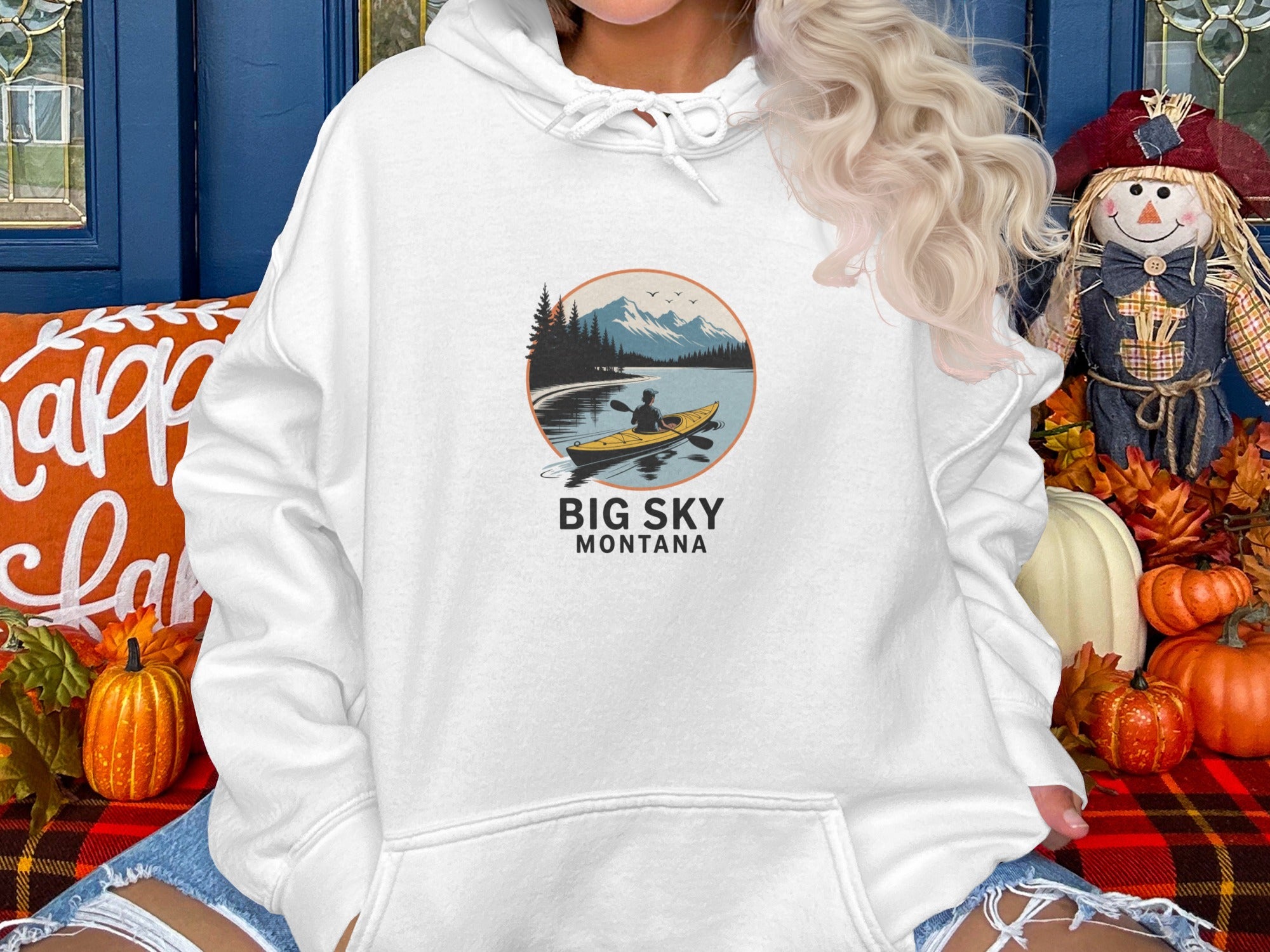 Big Sky Montana Hoodie with Scenic Design