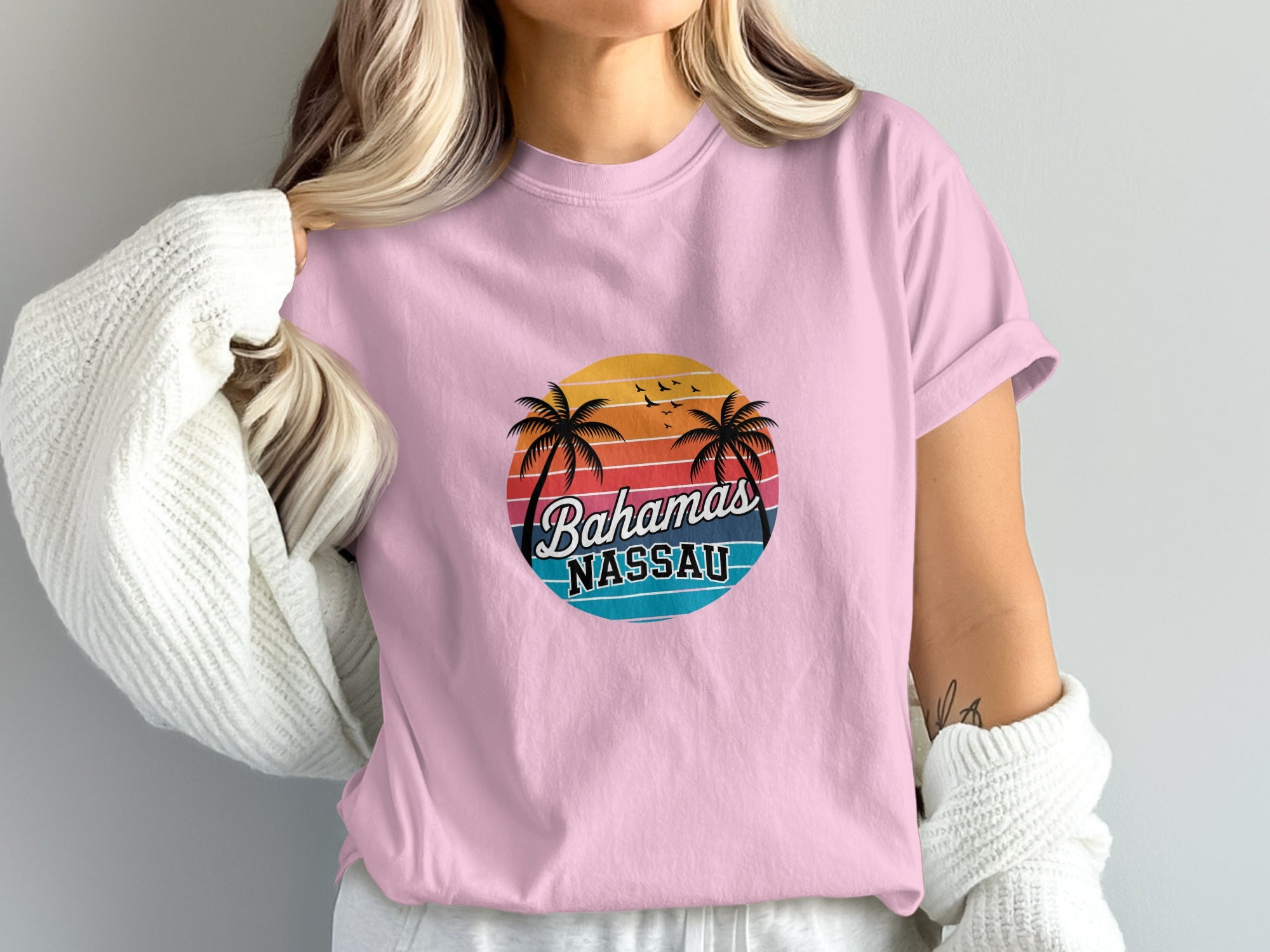 Bahamas Nassau Sunset Graphic Tee product