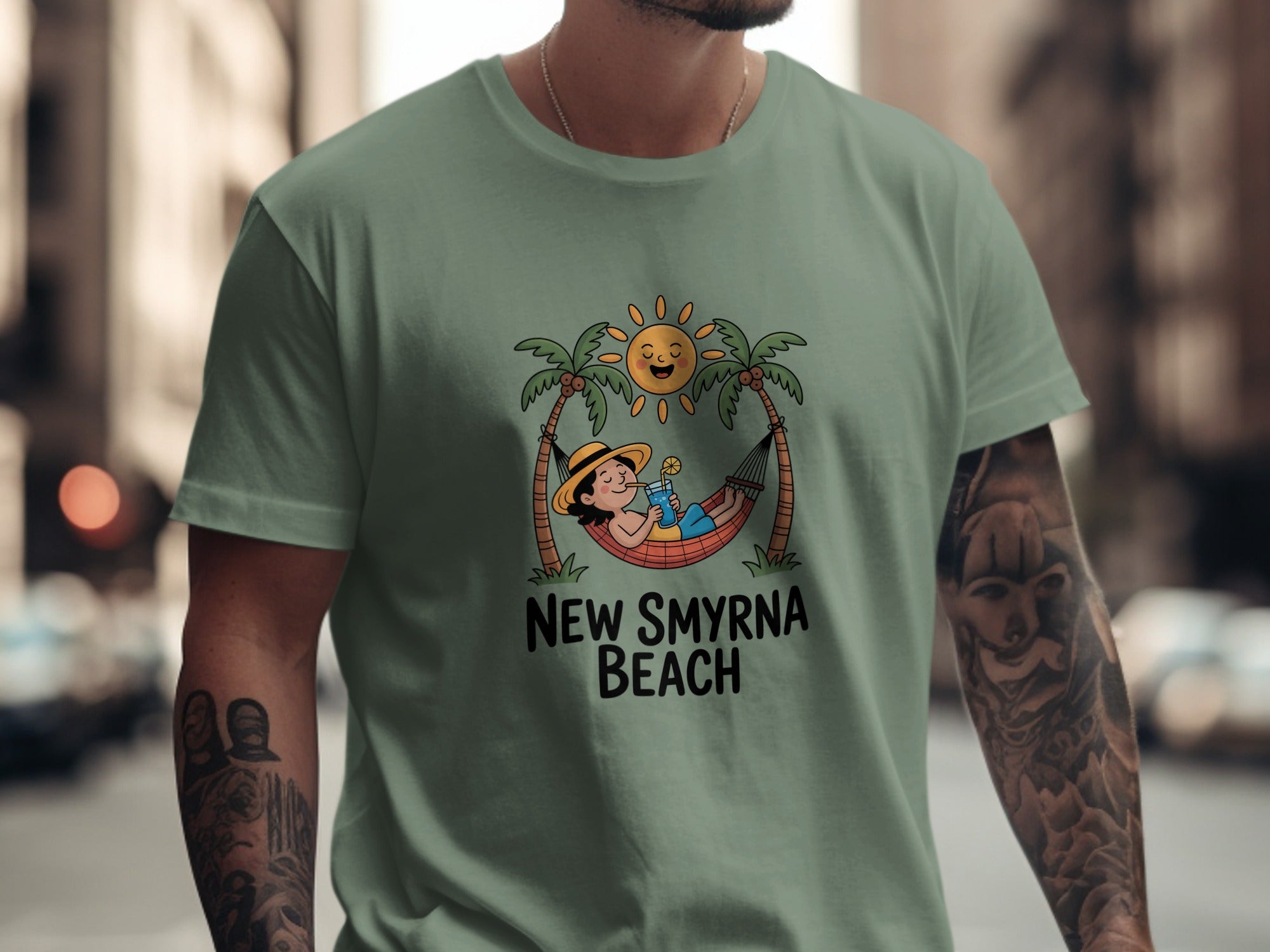 New Smyrna Beach Relaxed Hammock Tee product